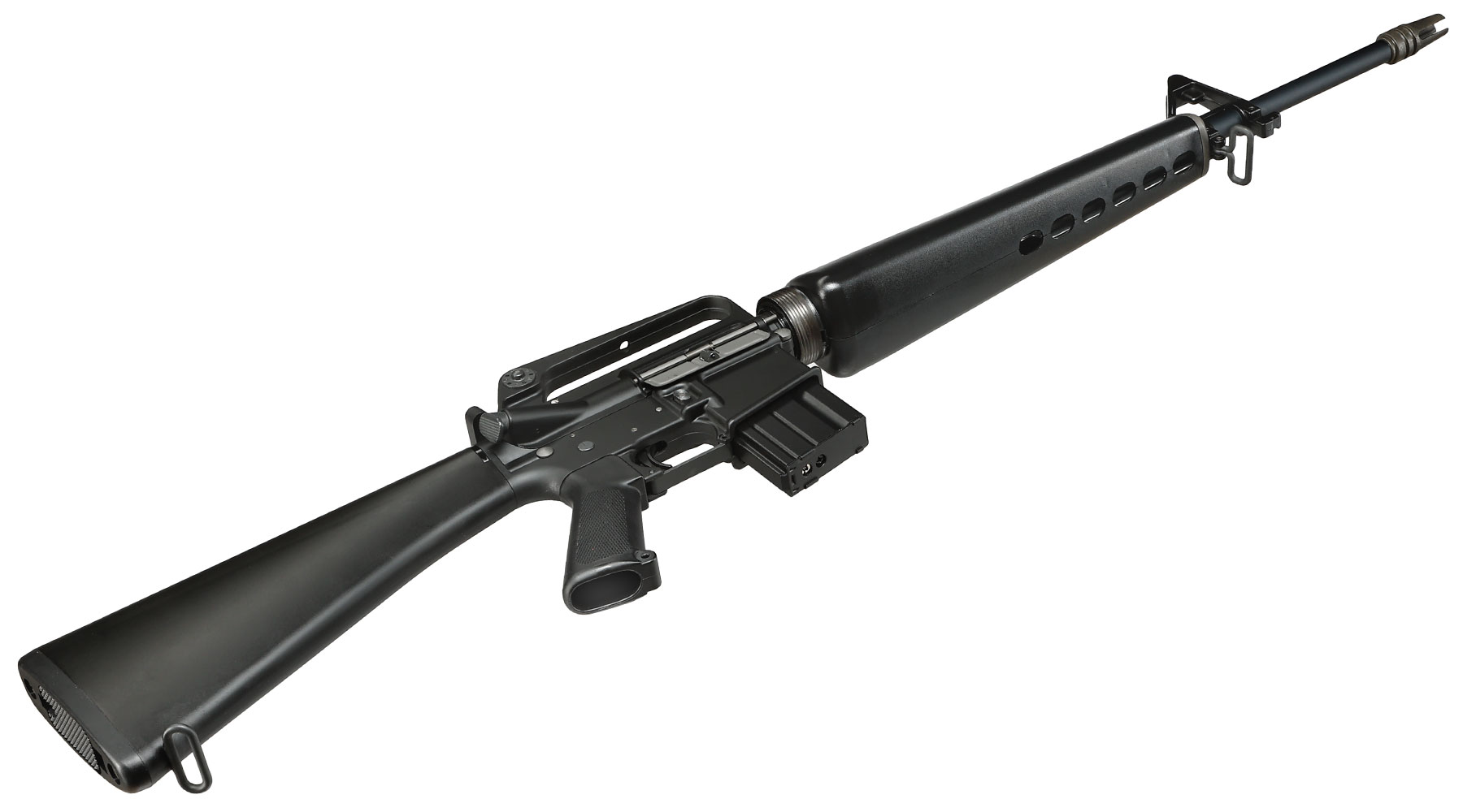 Wei-ETech M16A1 Rifle Vollmetall AWSS Open-Bolt GBB 6mm BB schwarz - Version 3 Bild 4