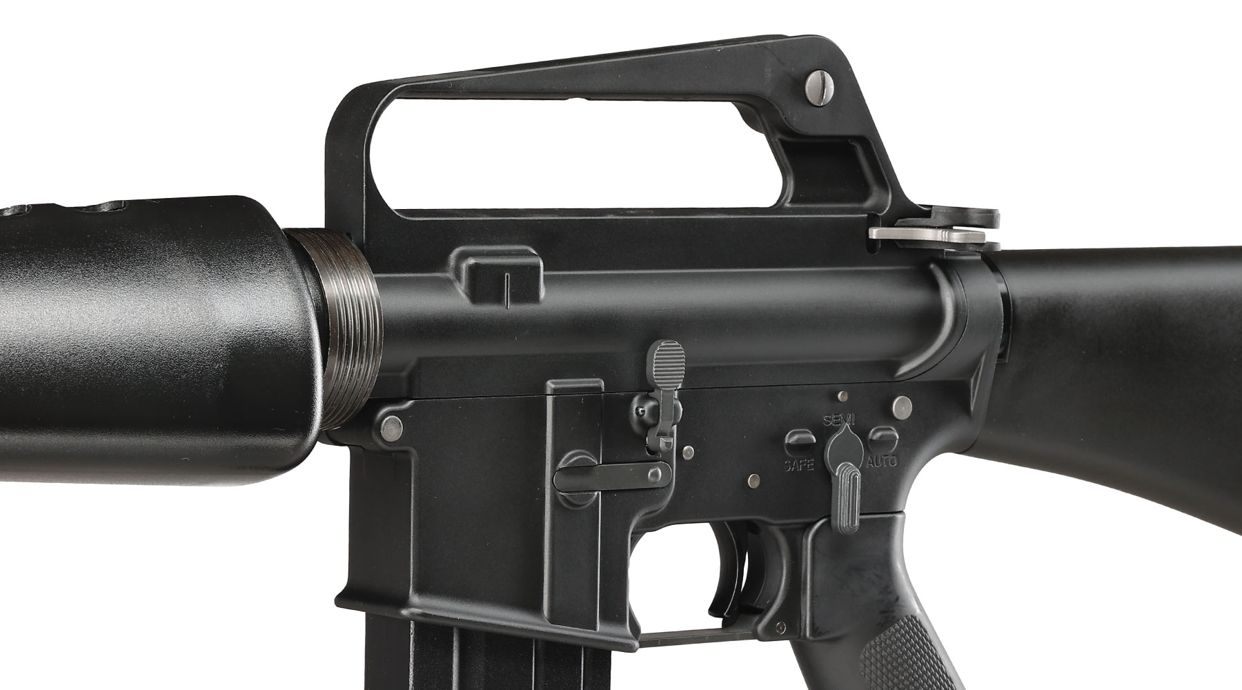 Wei-ETech M16A1 Rifle Vollmetall AWSS Open-Bolt GBB 6mm BB schwarz - Version 3 Bild 6