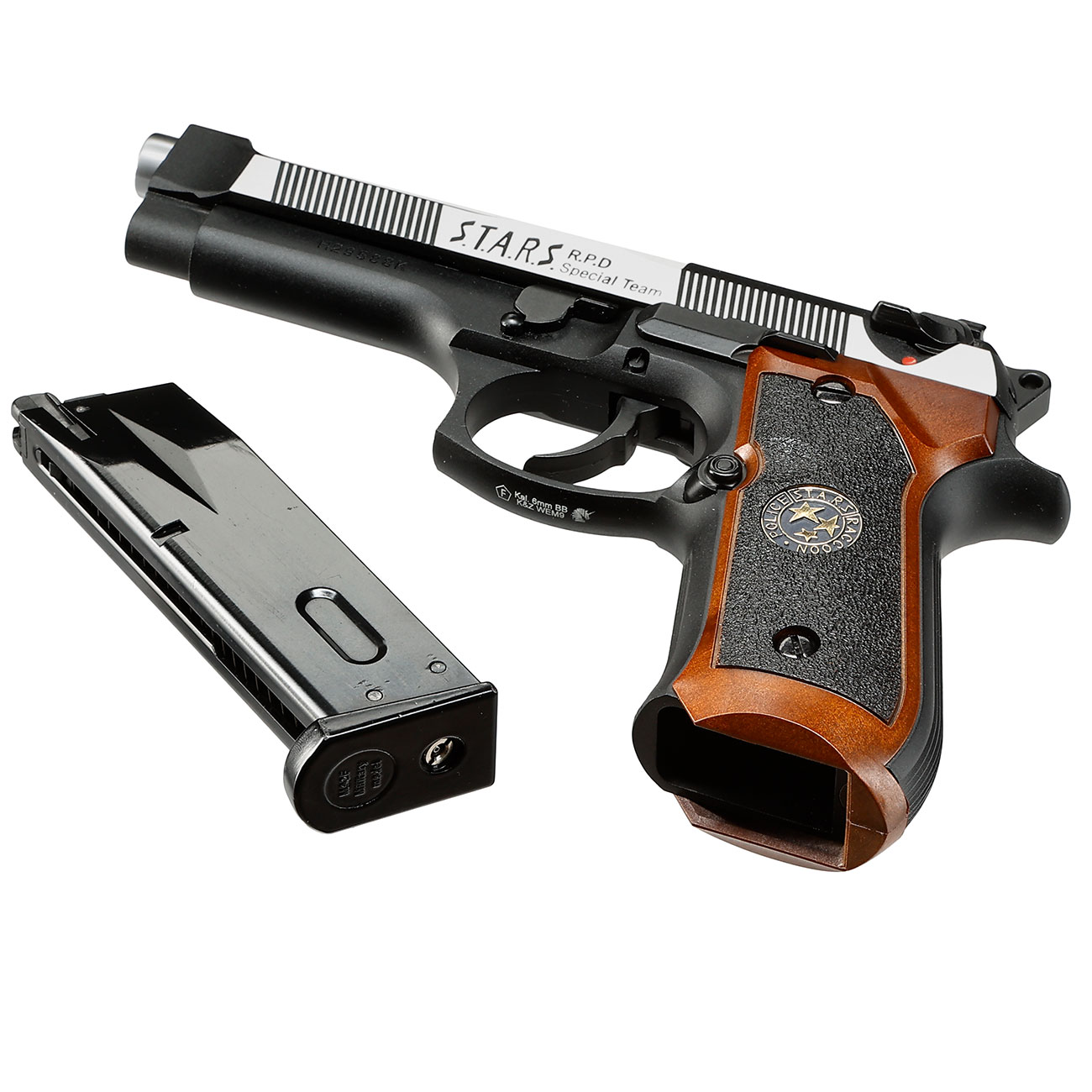 Socom Gear Samurai Evil Vollmetall GBB 6mm BB Dual Tone schwarz / silber Bild 6