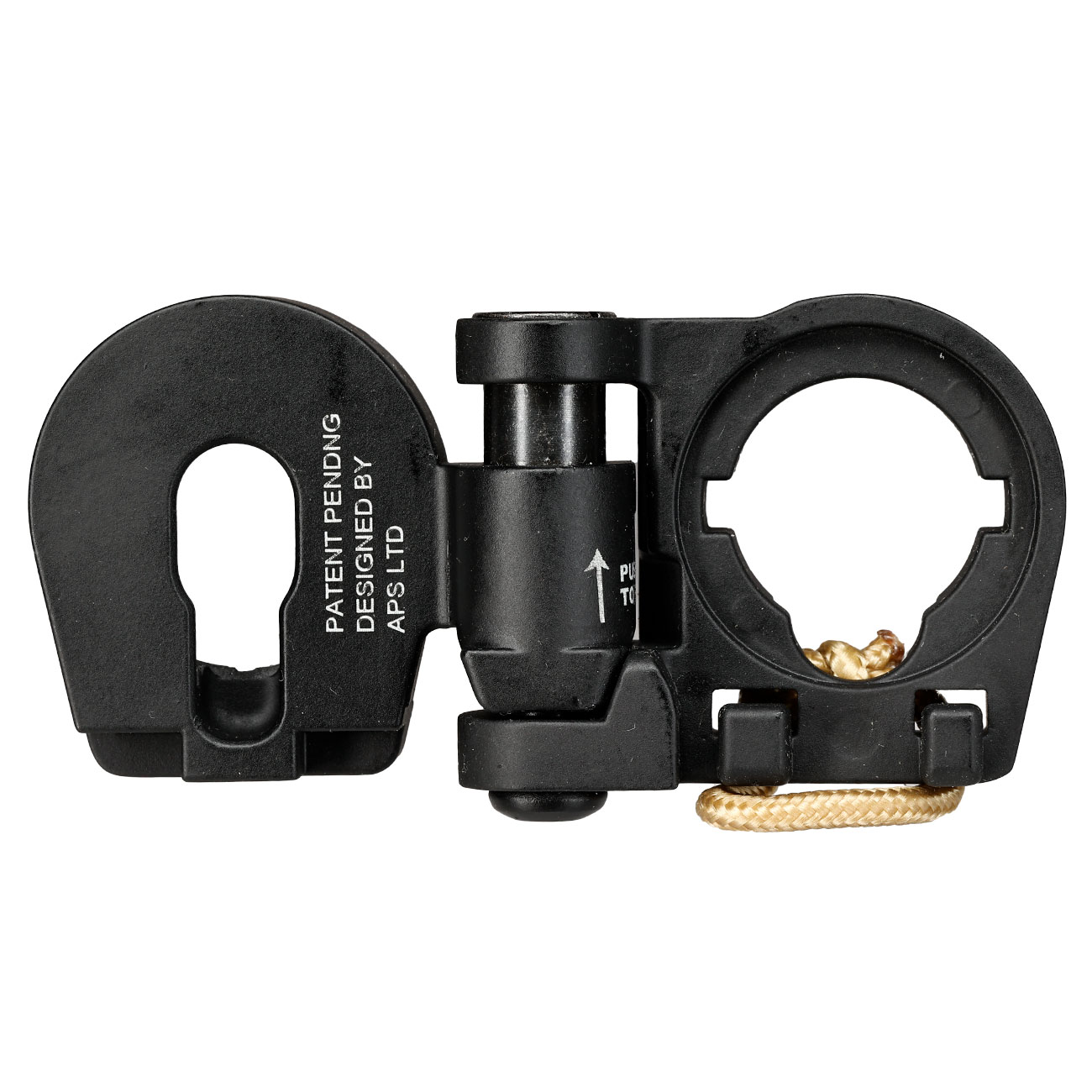APS Aluminium Stock-Tube Klappschaft-Adapter f. APS / TM M4 / AR-15 S-AEG Gewehre schwarz Bild 3