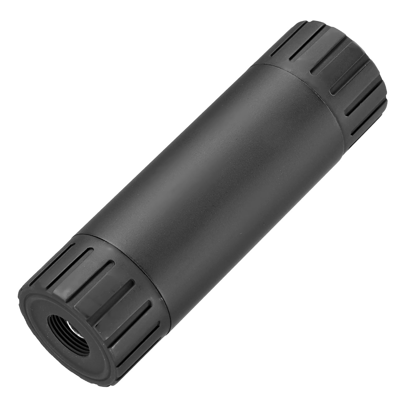 APS PUD Power Up Device Aluminium Suppressor Kit 110 x 34mm 14mm- mit 98mm Innenlauf schwarz Bild 1