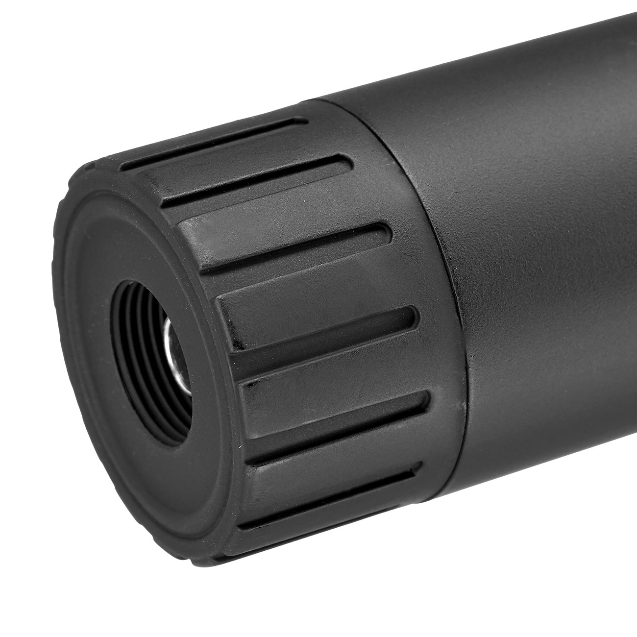 APS PUD Power Up Device Aluminium Suppressor Kit 110 x 34mm 14mm- mit 98mm Innenlauf schwarz Bild 7