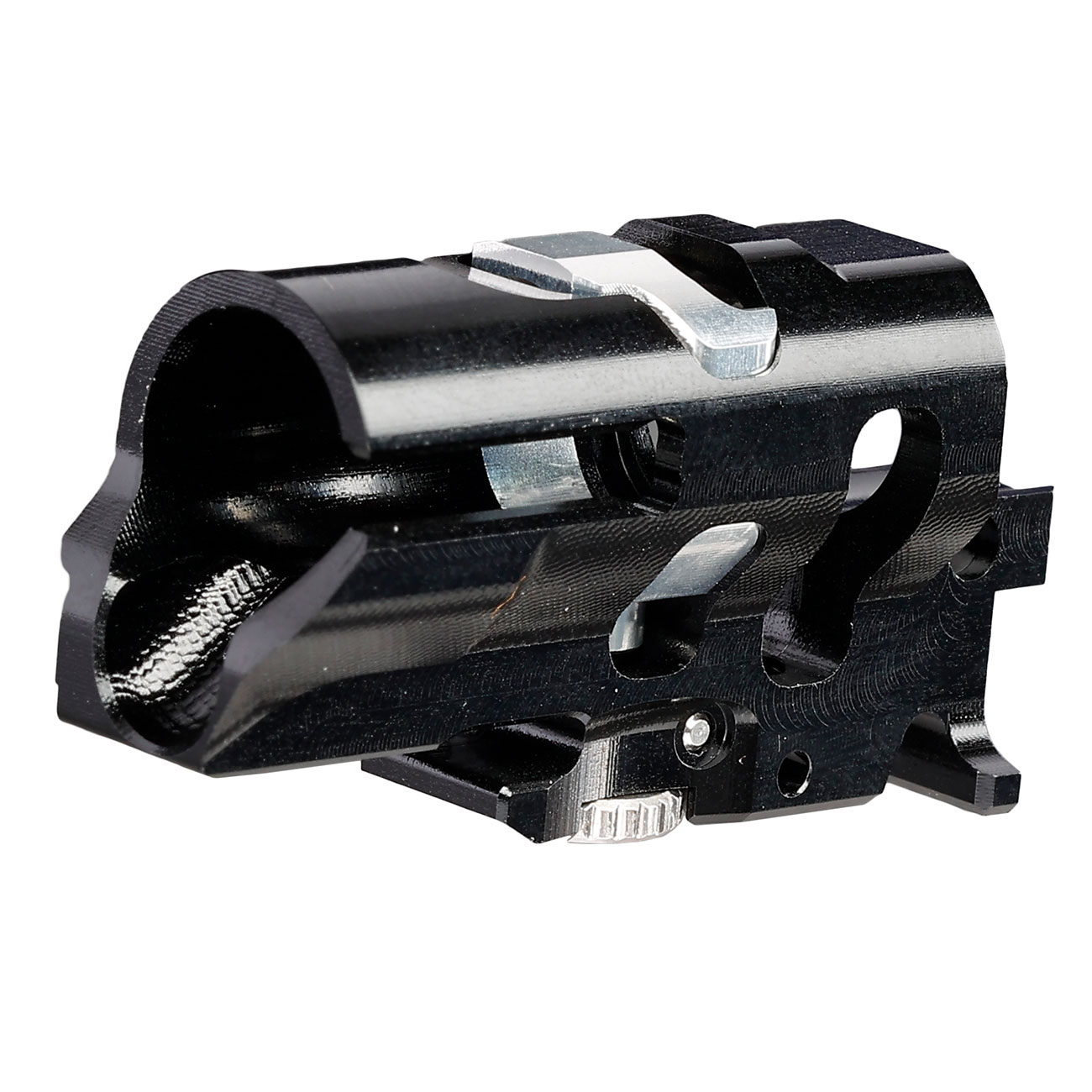 TTI Airsoft CNC Aluminium TDC-Style Hop-Up Chamber f. Tokyo Marui G17 / G19 / G34 GEN3 GBB Serie schwarz Bild 3