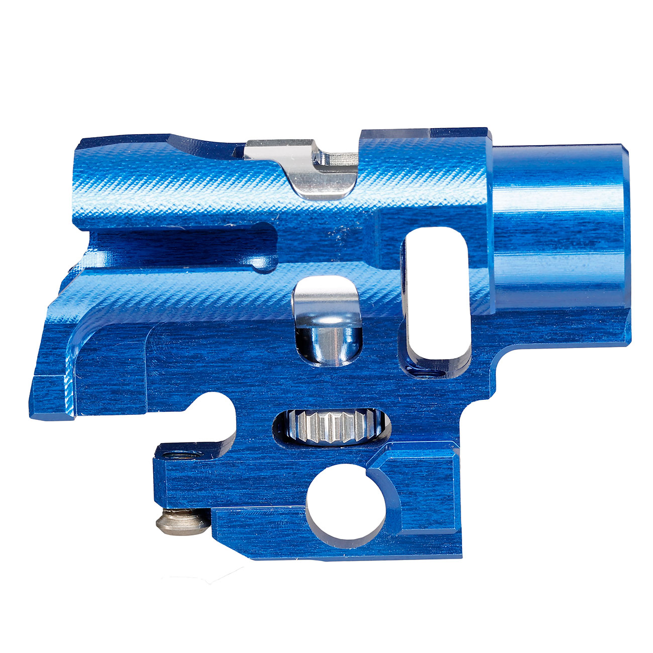 TTI Airsoft CNC Aluminium TDC-Style Hop-Up Chamber f. Tokyo Marui / Wei-ETech Hi-Capa / M1911 GBB Serie blau Bild 7