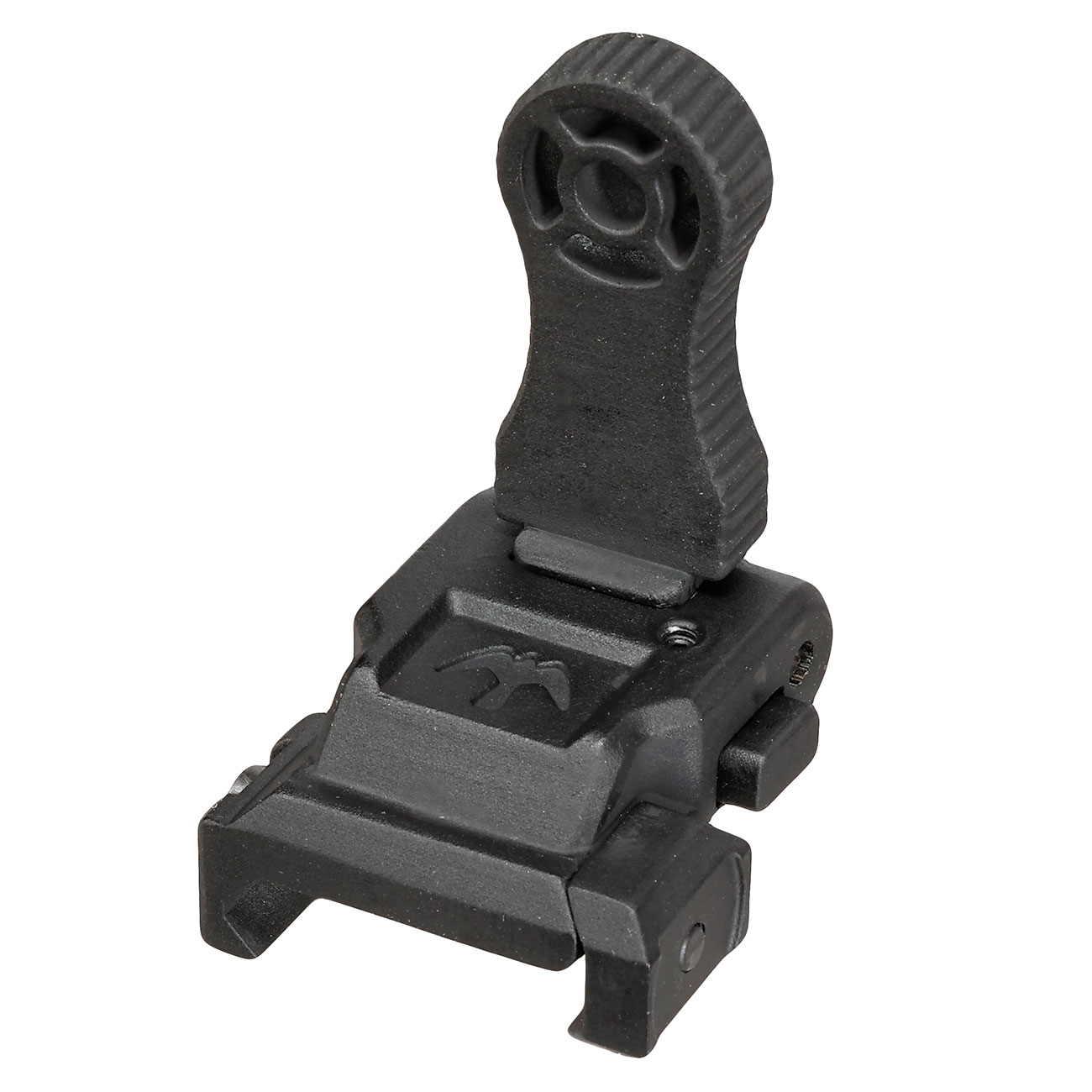 APS Falcon Aluminium Flip-Up Sight Set Front / Rear fr 20 - 22mm Schienen schwarz Bild 5
