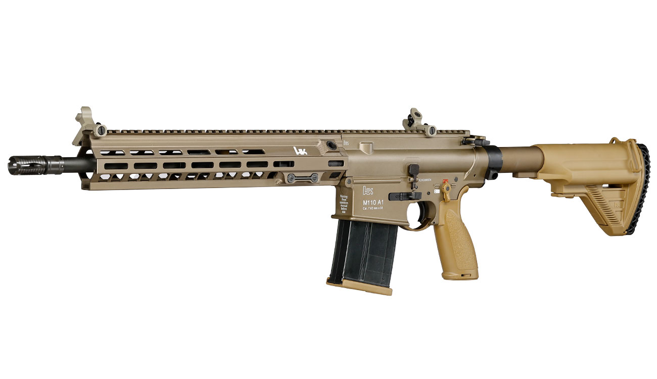 Heckler & Koch HK M110 A1 Airsoft Vollmetall Gas-Blow-Back 6mm BB grnbraun