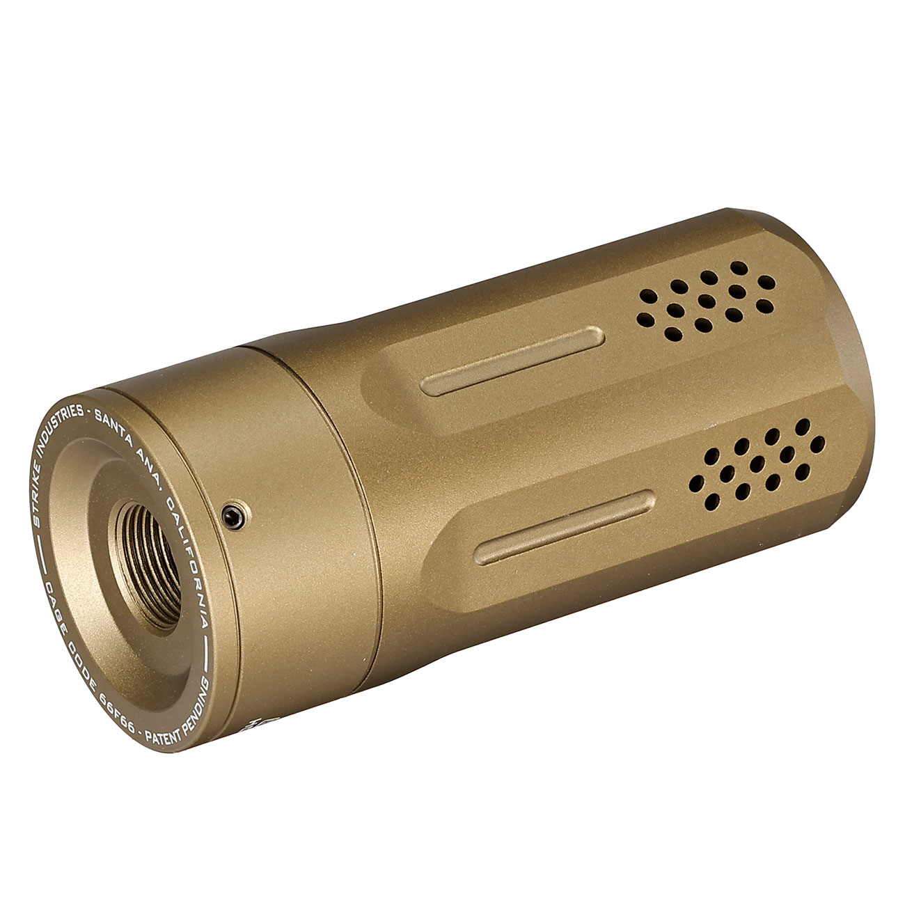 EMG / Strike Industries Oppressor Lite Aluminium Blast Shield Flat Dark Earth 14mm- Bild 2