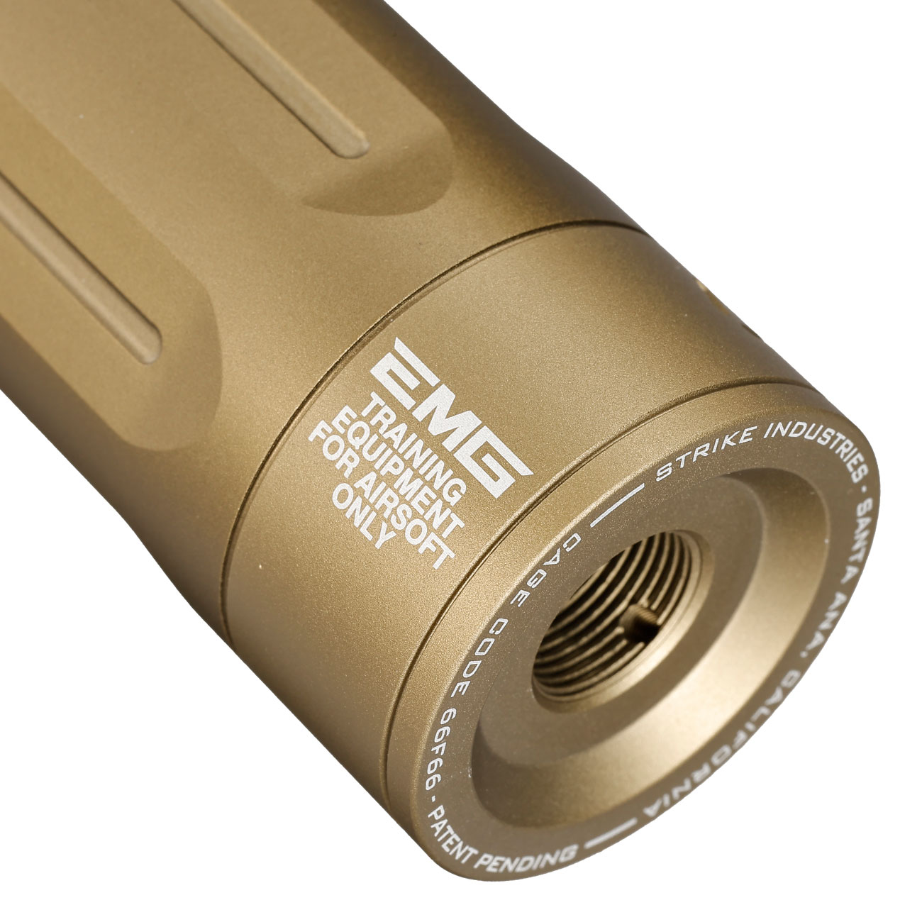 EMG / Strike Industries Oppressor Lite Aluminium Blast Shield Flat Dark Earth 14mm- Bild 7