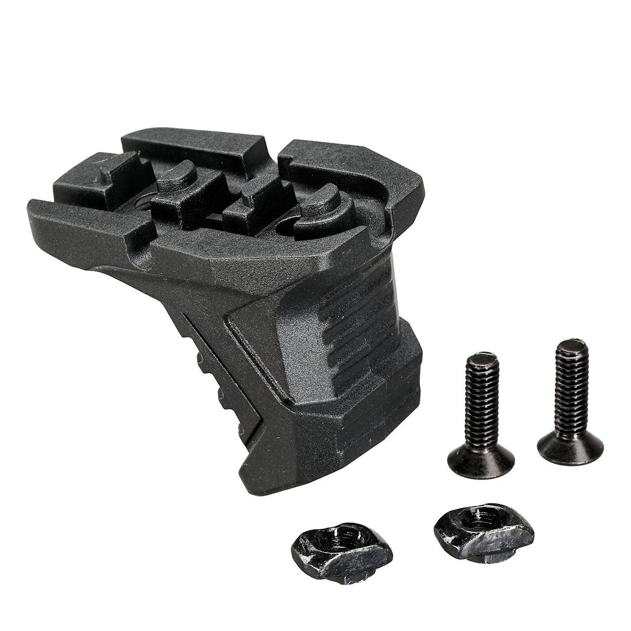 MP Airsoft LOCK Mini Hand Stop Polymer Frontgriff m. Kabelfhrung schwarz
