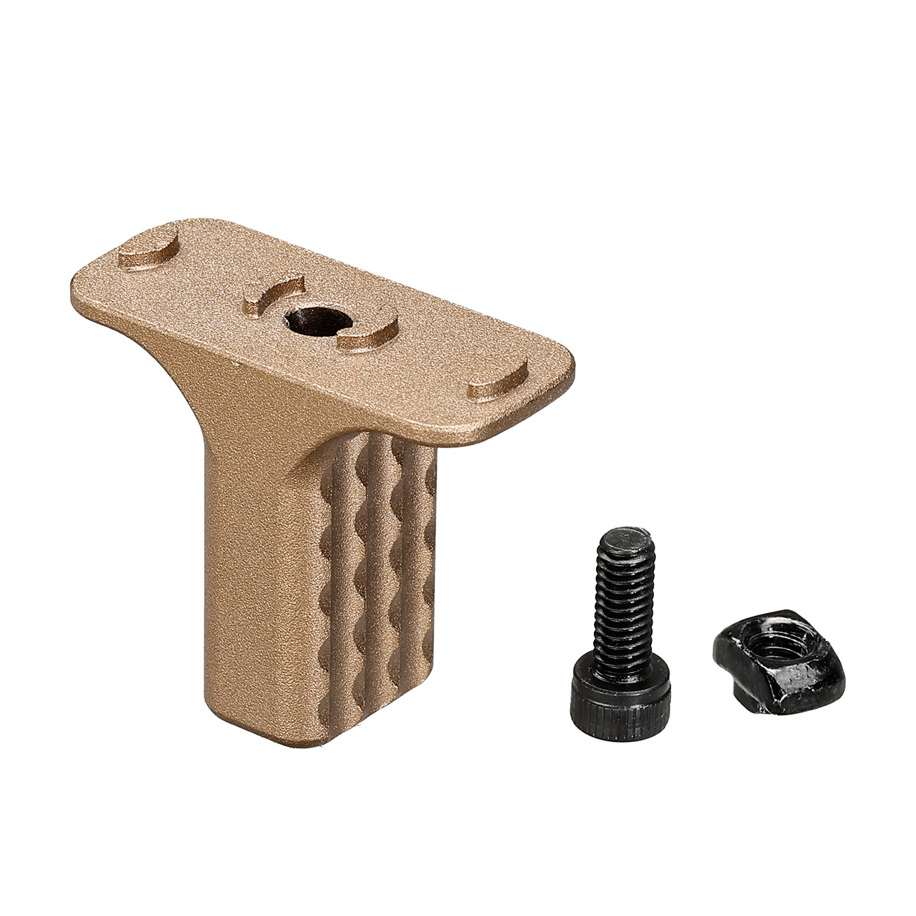 MET KeyMod / LOCK Aluminium Barrier-Style Hand Stop Dark Earth
