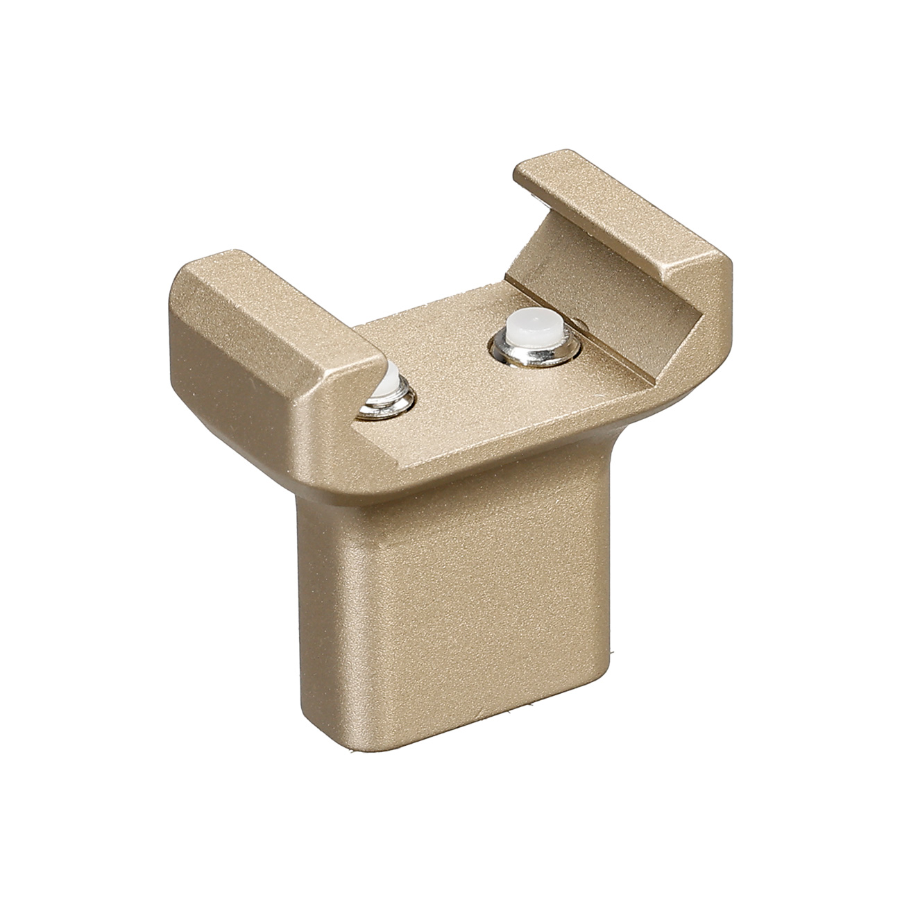 MET Aluminium Finger Stop f. 20 - 22mm Schienen Dark Earth Bild 1