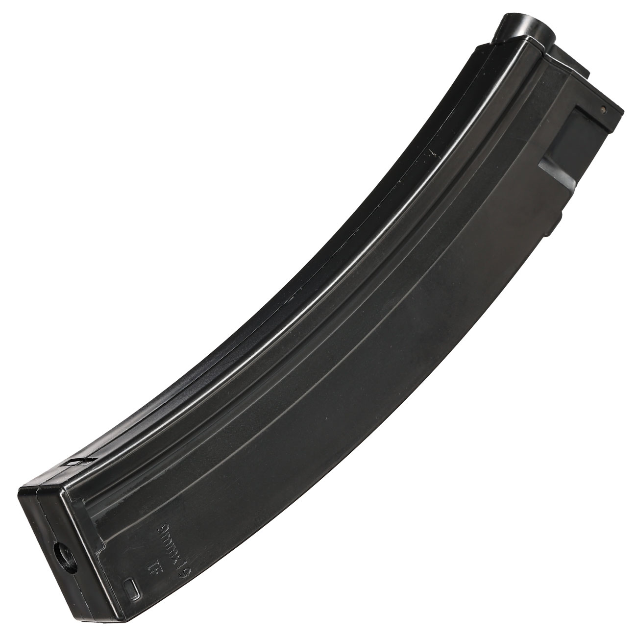 King Arms MP5 Polymer Magazin Mid-Cap 100 Schuss schwarz Bild 1