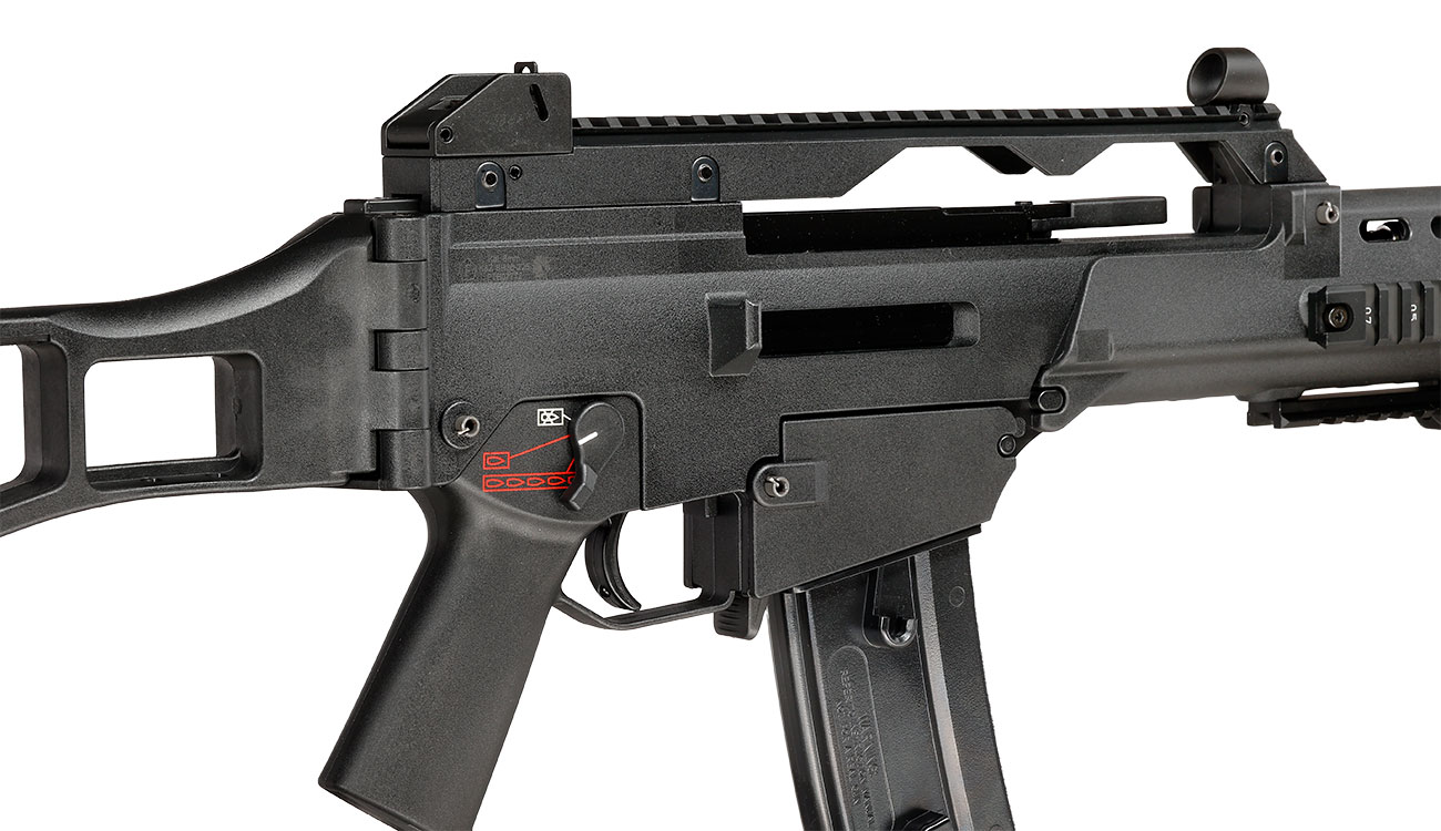 SRC SR36C Dual Power Gas-Blow-Back 6mm BB schwarz Bild 8