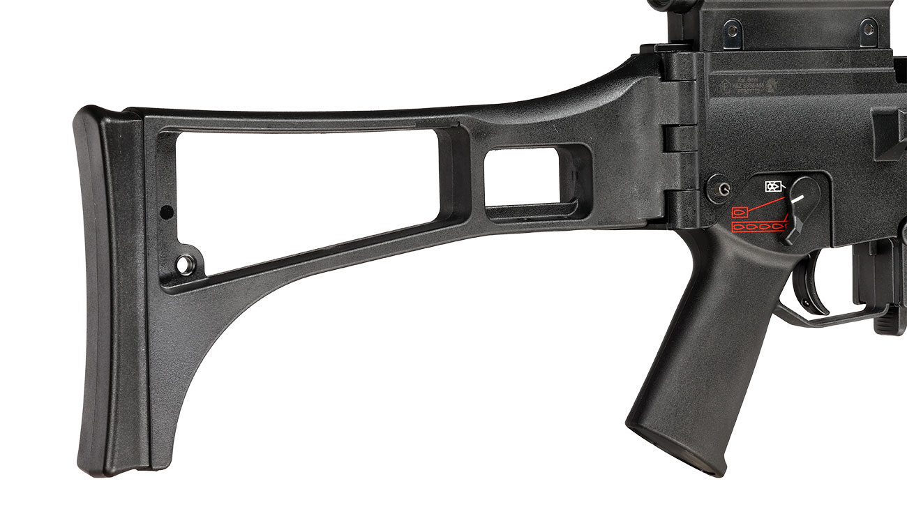 SRC SR36E mit Zweibein Dual Power Gas-Blow-Back 6mm BB schwarz Bild 11