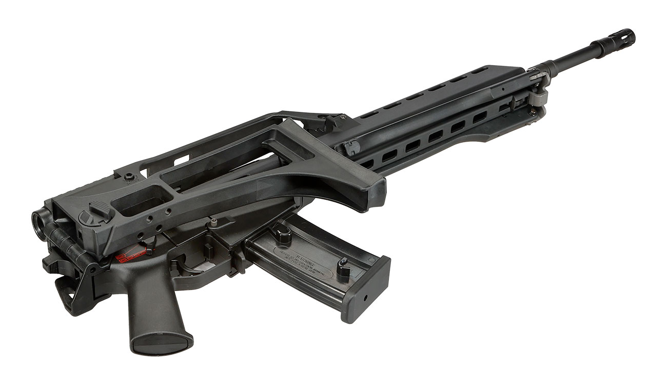 SRC SR36E mit Zweibein Dual Power Gas-Blow-Back 6mm BB schwarz Bild 5