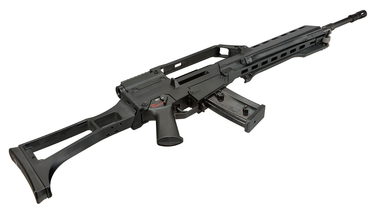 SRC SR36E mit Zweibein Dual Power Gas-Blow-Back 6mm BB schwarz Bild 6