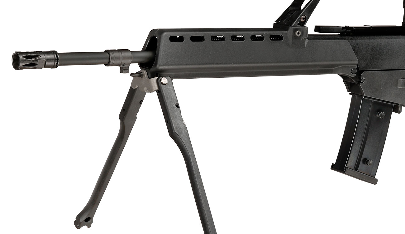 SRC SR36E mit Zweibein Dual Power Gas-Blow-Back 6mm BB schwarz Bild 8