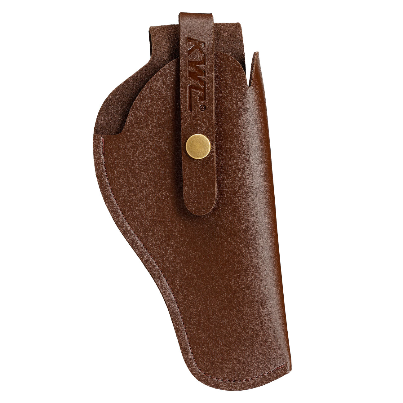 KWC Kunstleder Grtelholster universell f. Pistolen / Revolver bis 240 mm Lnge braun Bild 1