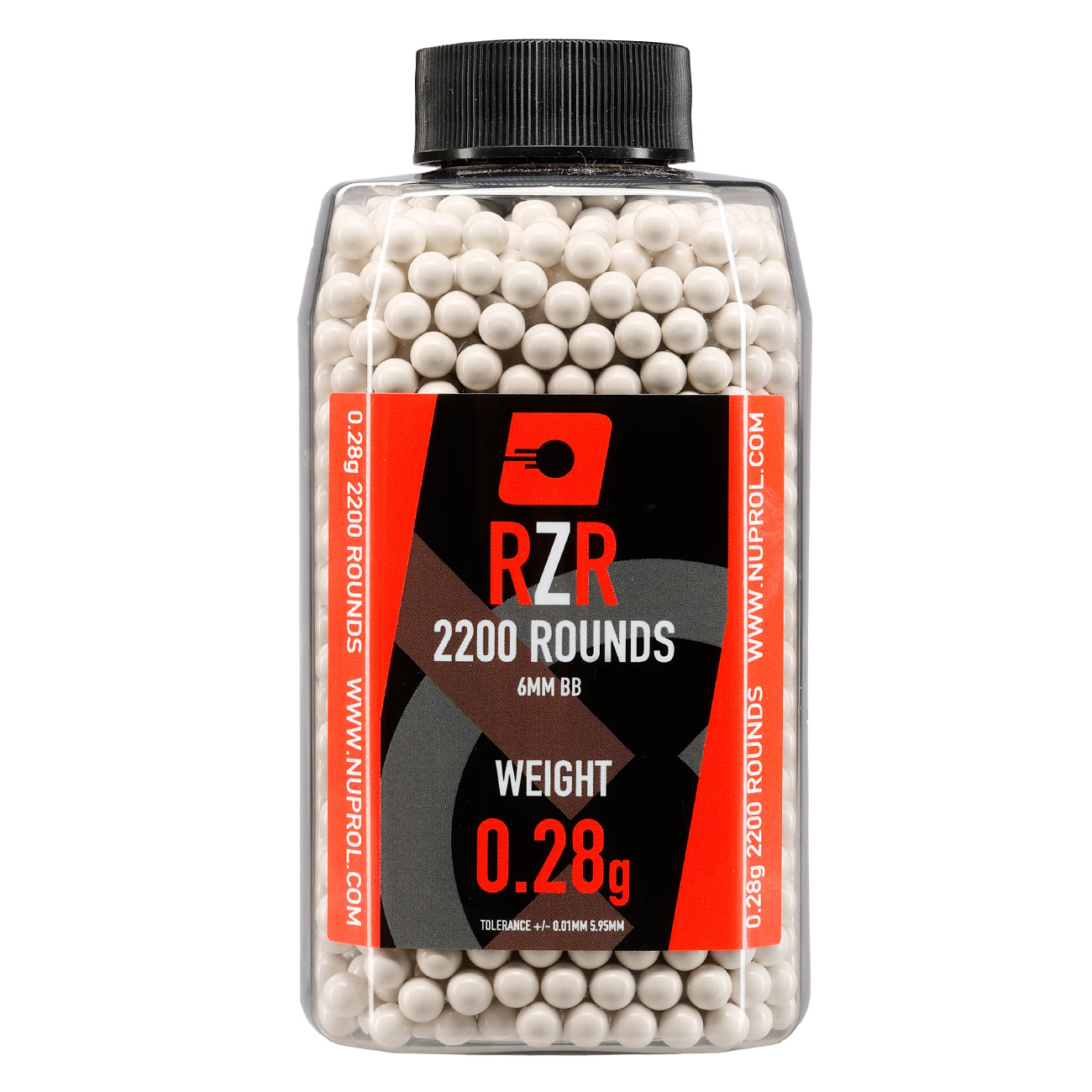 Nuprol RZR High Precision BBs 0,28g 2.200er Flasche weiss