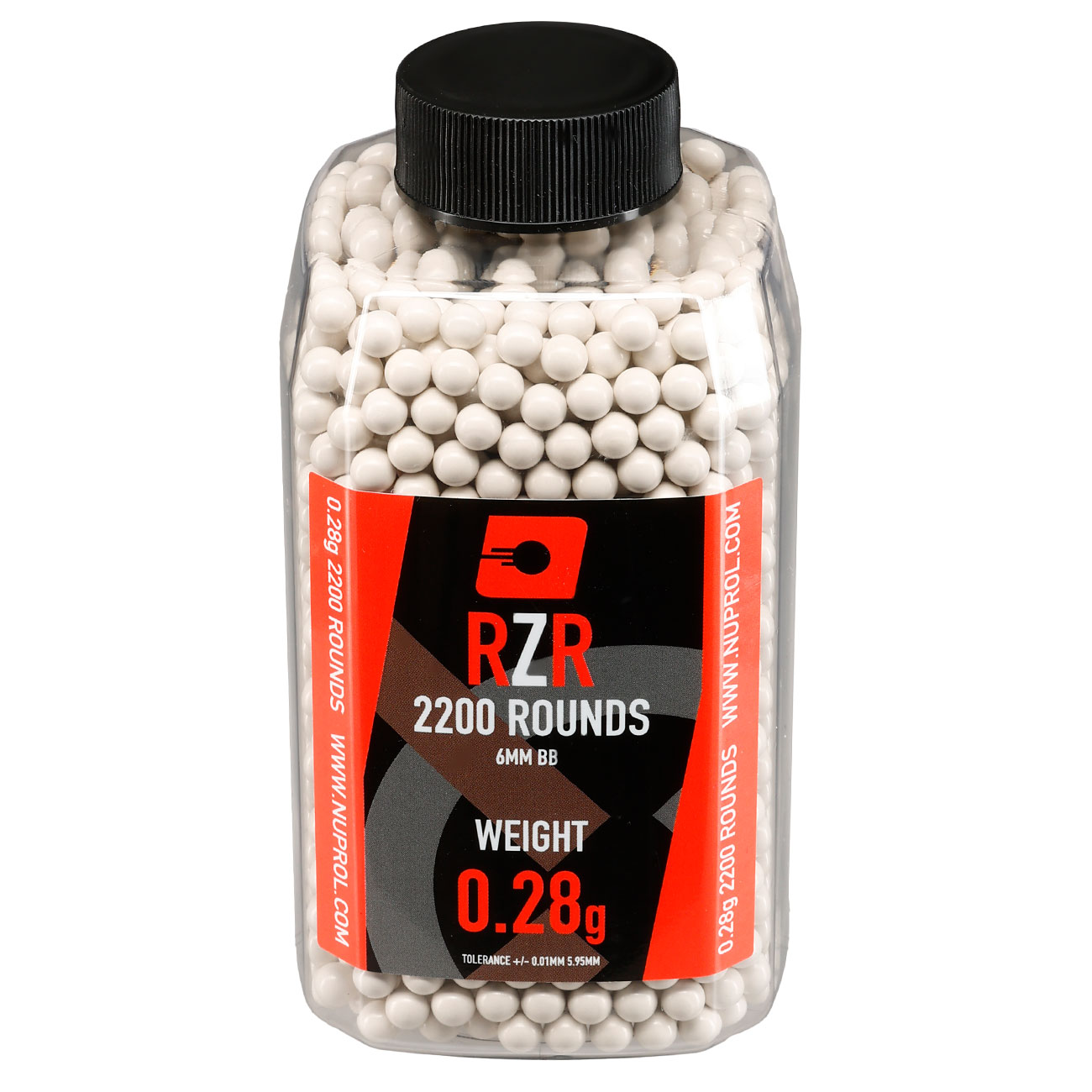 Nuprol RZR High Precision BBs 0,28g 2.200er Flasche weiss Bild 1