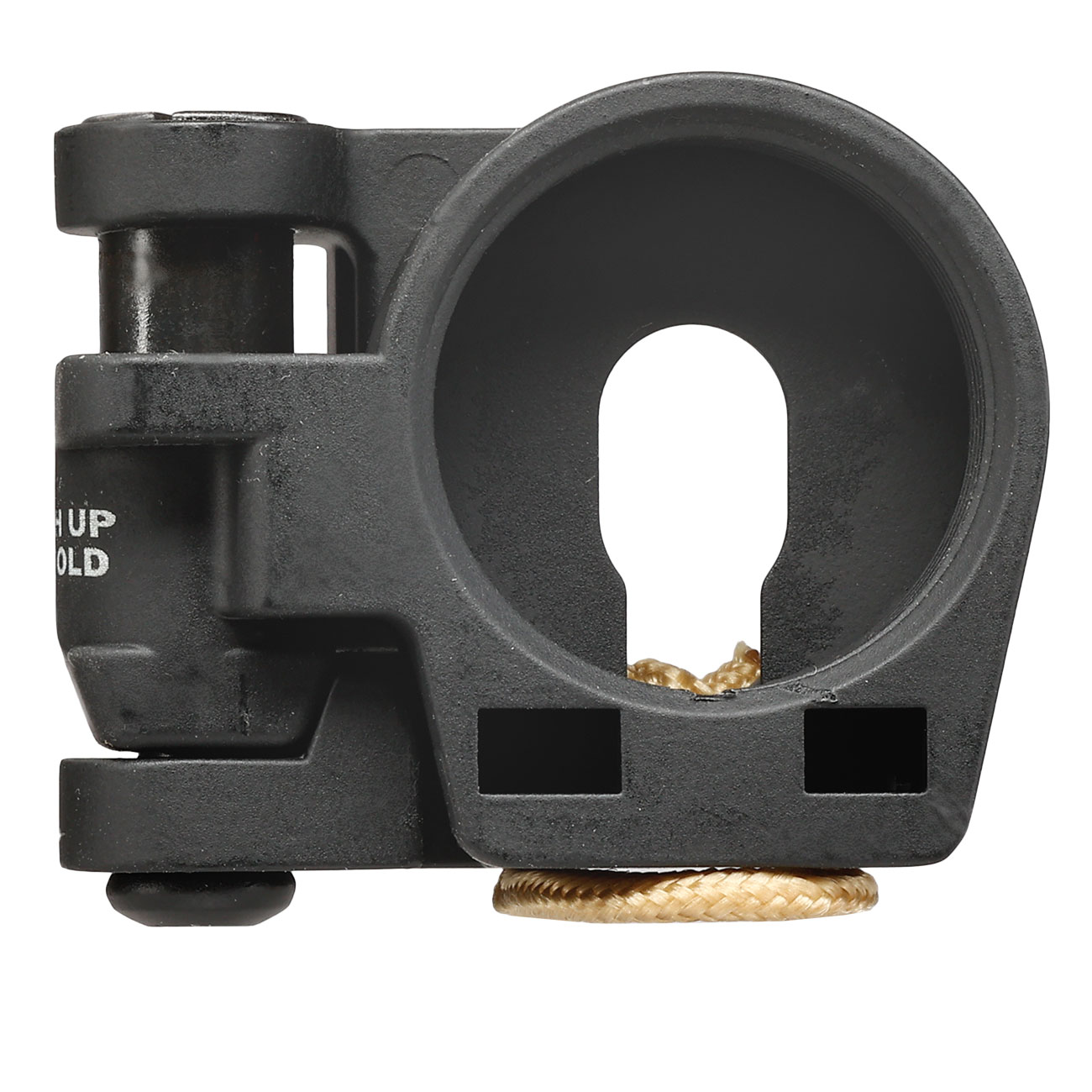 APS Aluminium Stock-Tube Klappschaft-Adapter f. APS / EMG M4 S-AEG Gewehre mit geschraubter Stock-Tube schwarz Bild 5