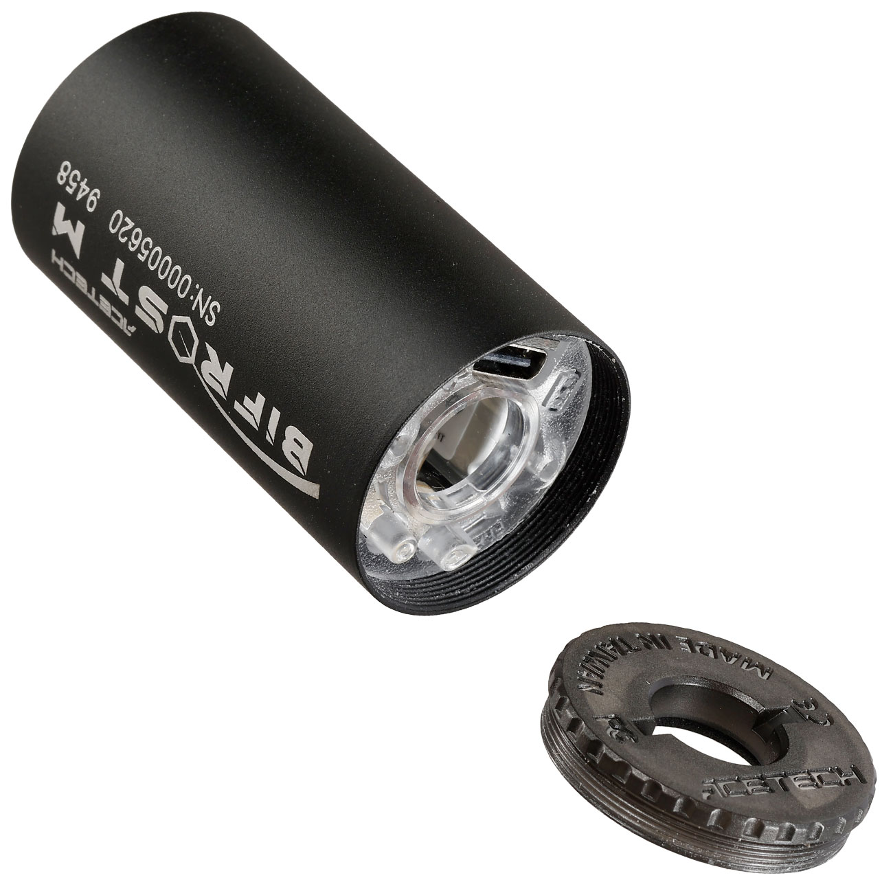 Acetech Bifrost M Multi-Color Flame Effect Flasher Modul inkl. Akku f. diverse Silencer schwarz Bild 8