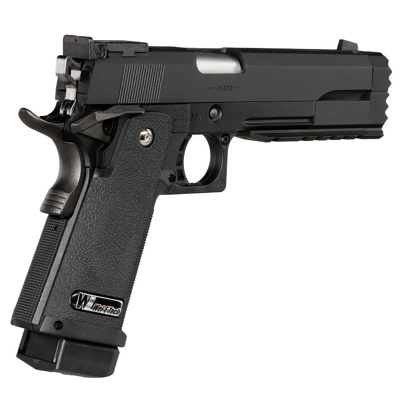 Wei-ETech Hi-Capa 5.2 Compensator R-Type Vollmetall GBB 6mm BB schwarz Bild 4