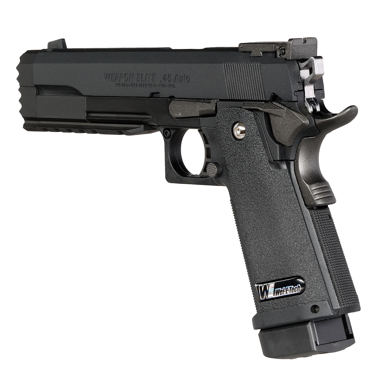 Wei-ETech Hi-Capa 5.2 Compensator R-Type Vollmetall GBB 6mm BB schwarz Bild 8