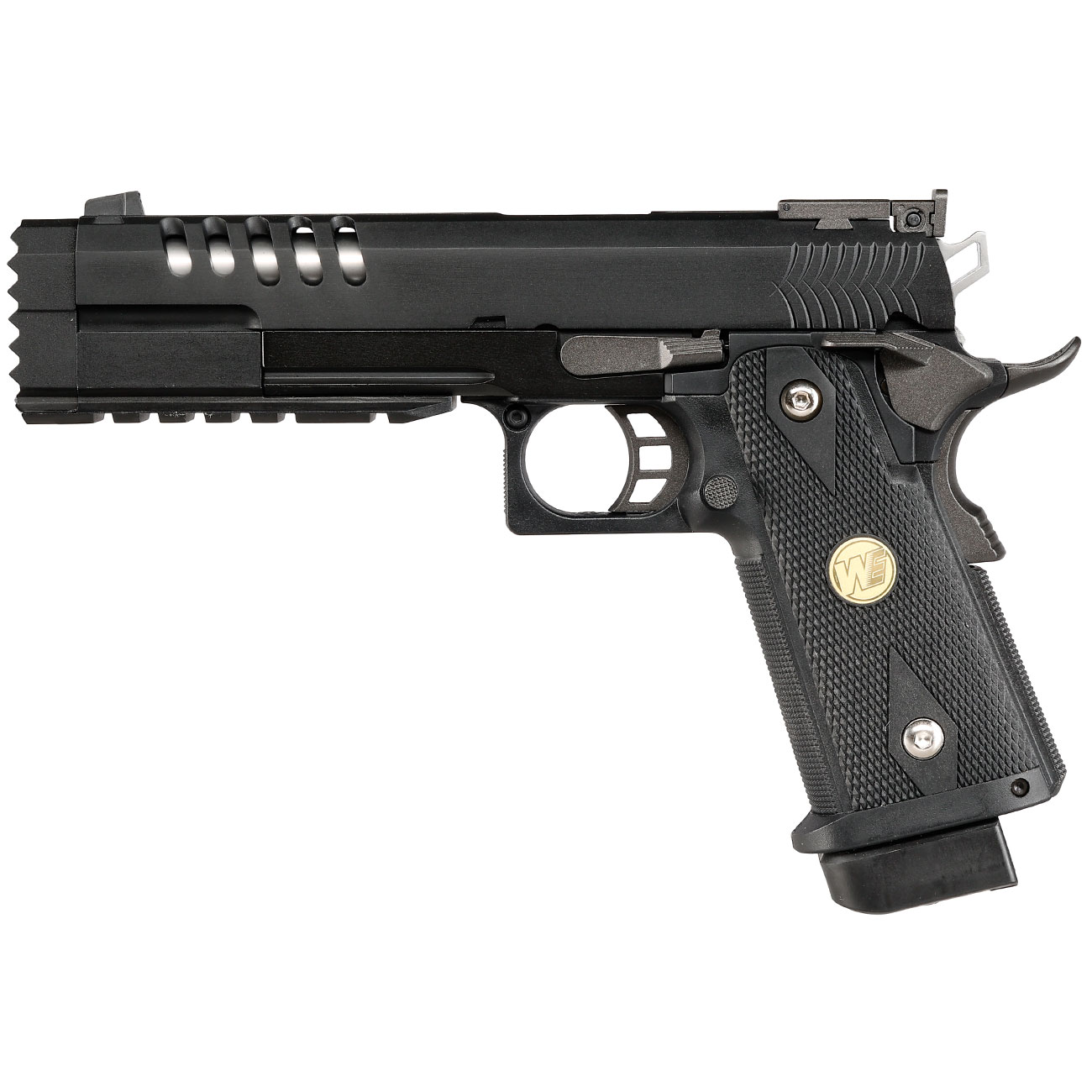 Wei-ETech Hi-Capa 5.2 Compensator K-Type Vollmetall GBB 6mm BB schwarz Bild 1