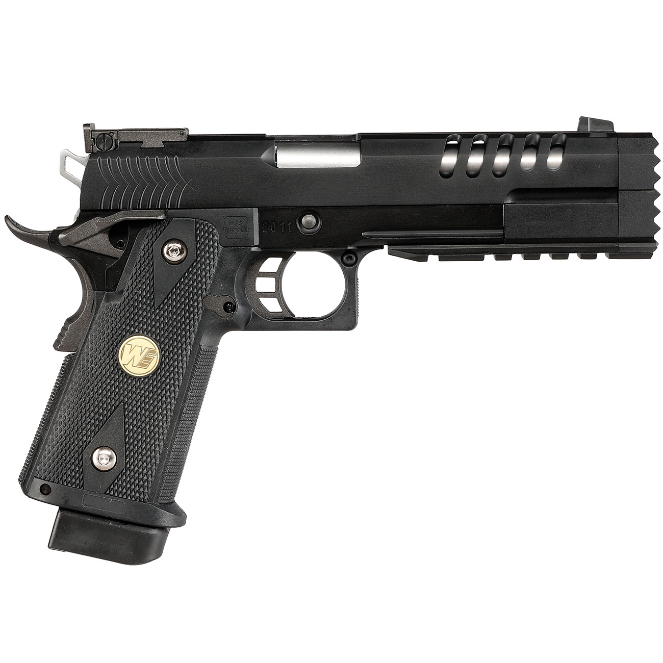 Wei-ETech Hi-Capa 5.2 Compensator K-Type Vollmetall GBB 6mm BB schwarz Bild 3