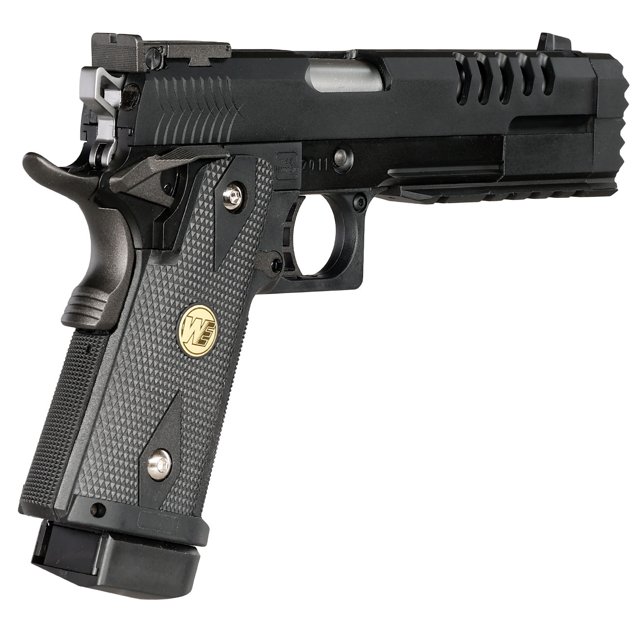 Wei-ETech Hi-Capa 5.2 Compensator K-Type Vollmetall GBB 6mm BB schwarz Bild 4