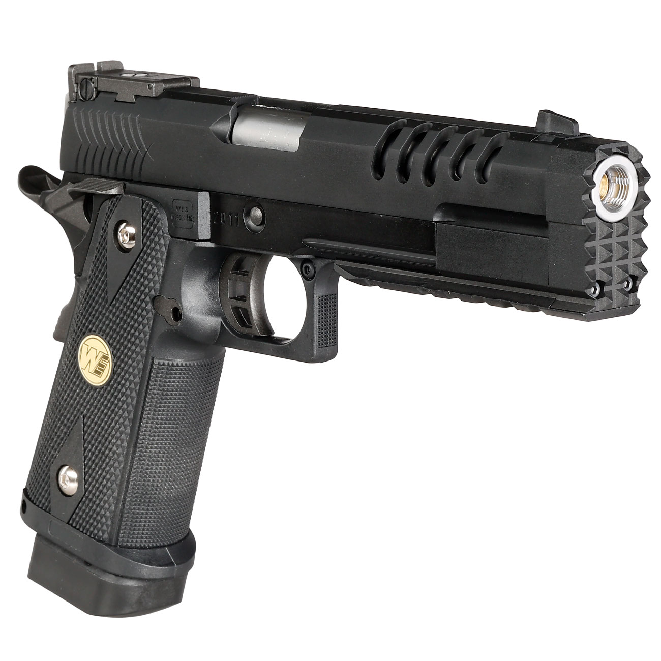 Wei-ETech Hi-Capa 5.2 Compensator K-Type Vollmetall GBB 6mm BB schwarz Bild 7