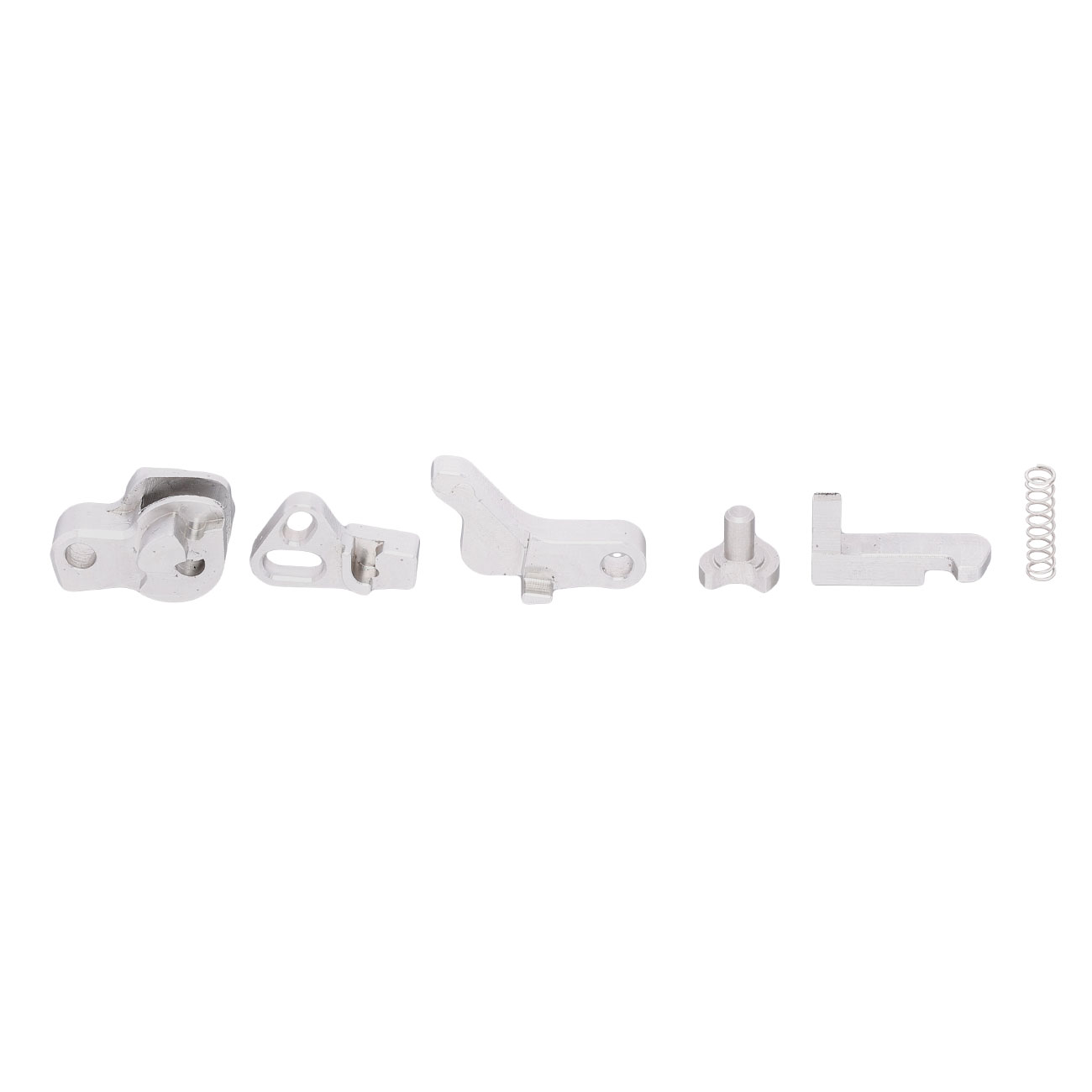 CTM CNC Edelstahl Hammer Set mit Fire Pin Lock f. Action Army AAP-01 GBB Pistolen silber