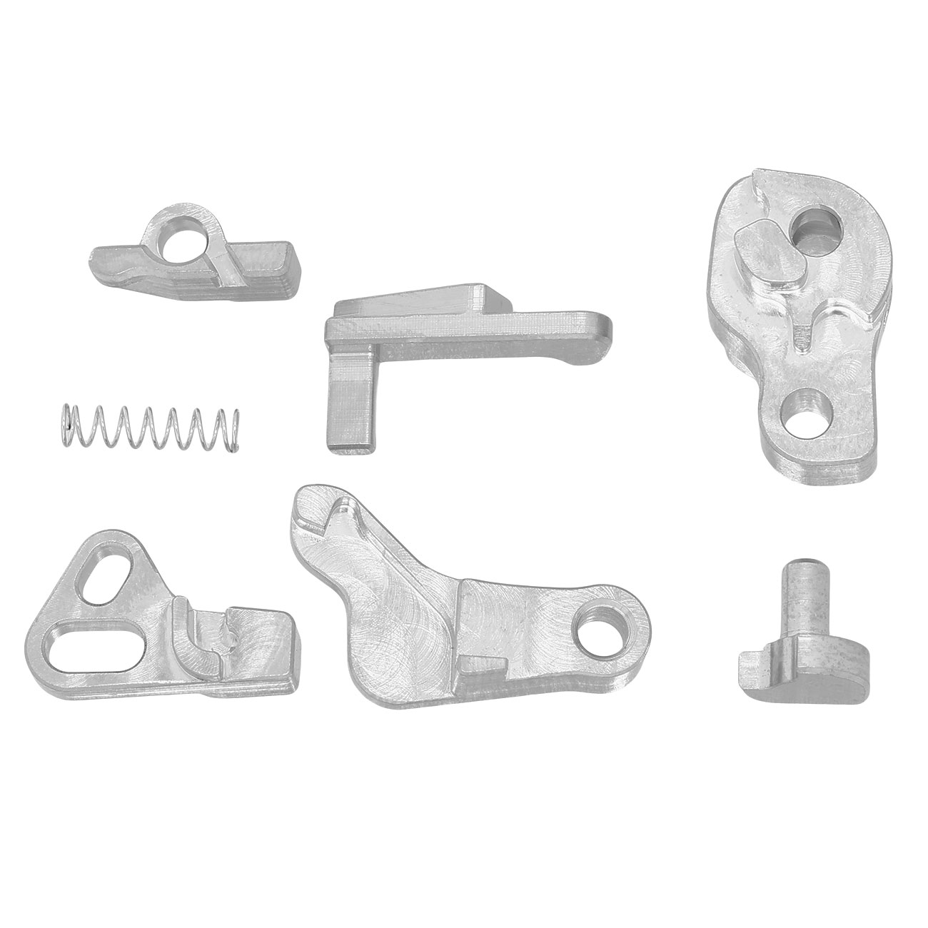 CTM CNC Edelstahl Hammer Set mit Fire Pin Lock f. Action Army AAP-01 GBB Pistolen silber Bild 2