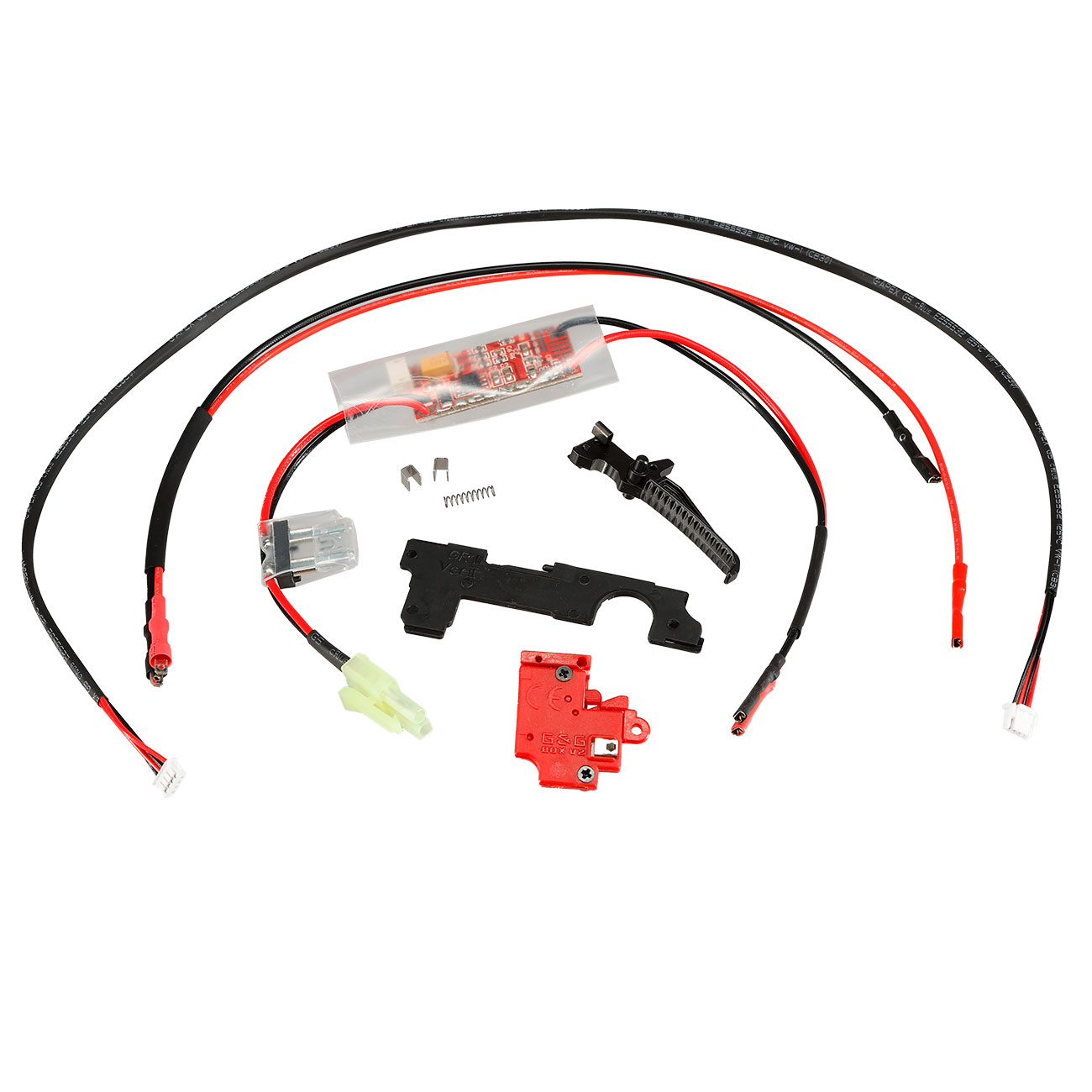 G&G V2 ETU 2.0 und Mosfet 3.0 Set mit Verkabelung und Vertical-Abzug fr G&G Serie mit ETU - Kabel hinten