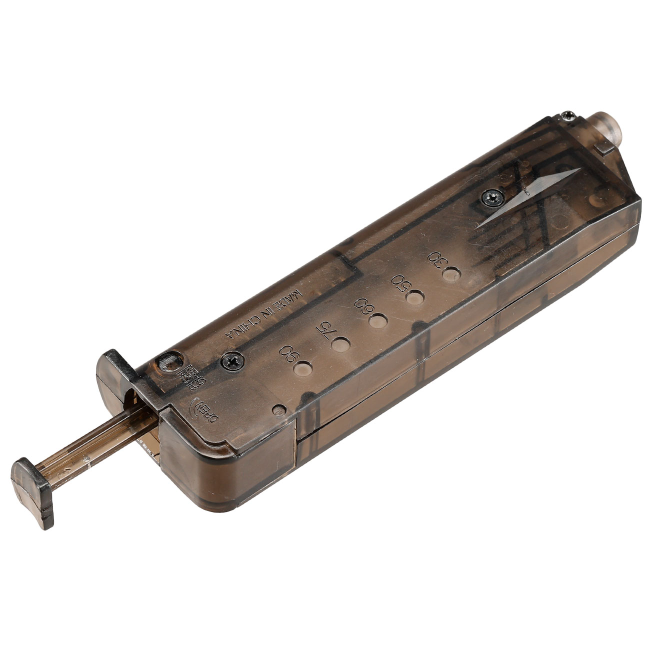 Firepower Pistol- / Rifle-Type Speedloader fr 100 BBs rauch-transparent Bild 3