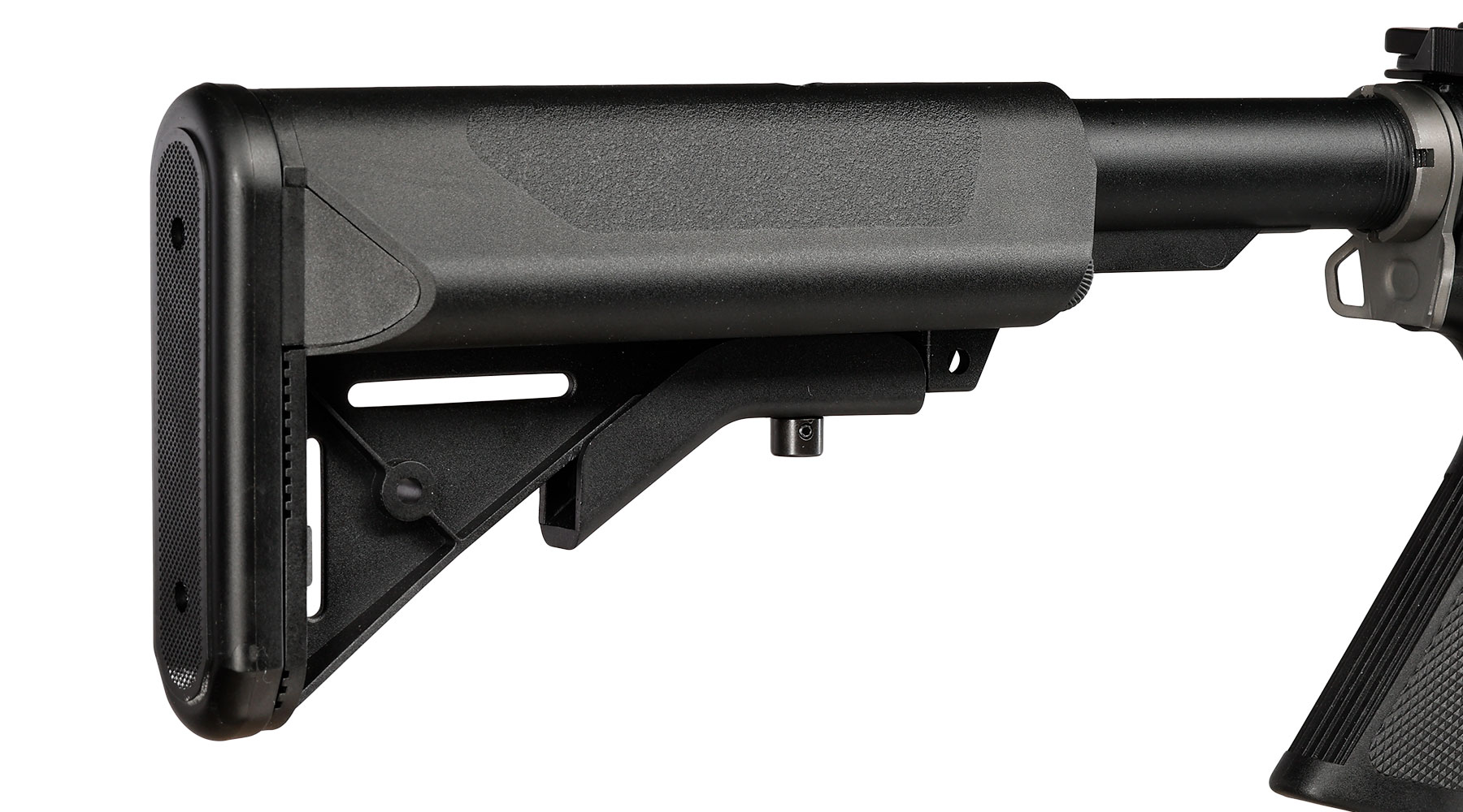 SRC M4 Zaros-S Silenced Vollmetall GBB 6mm BB schwarz - Forged Receiver Edition Bild 9