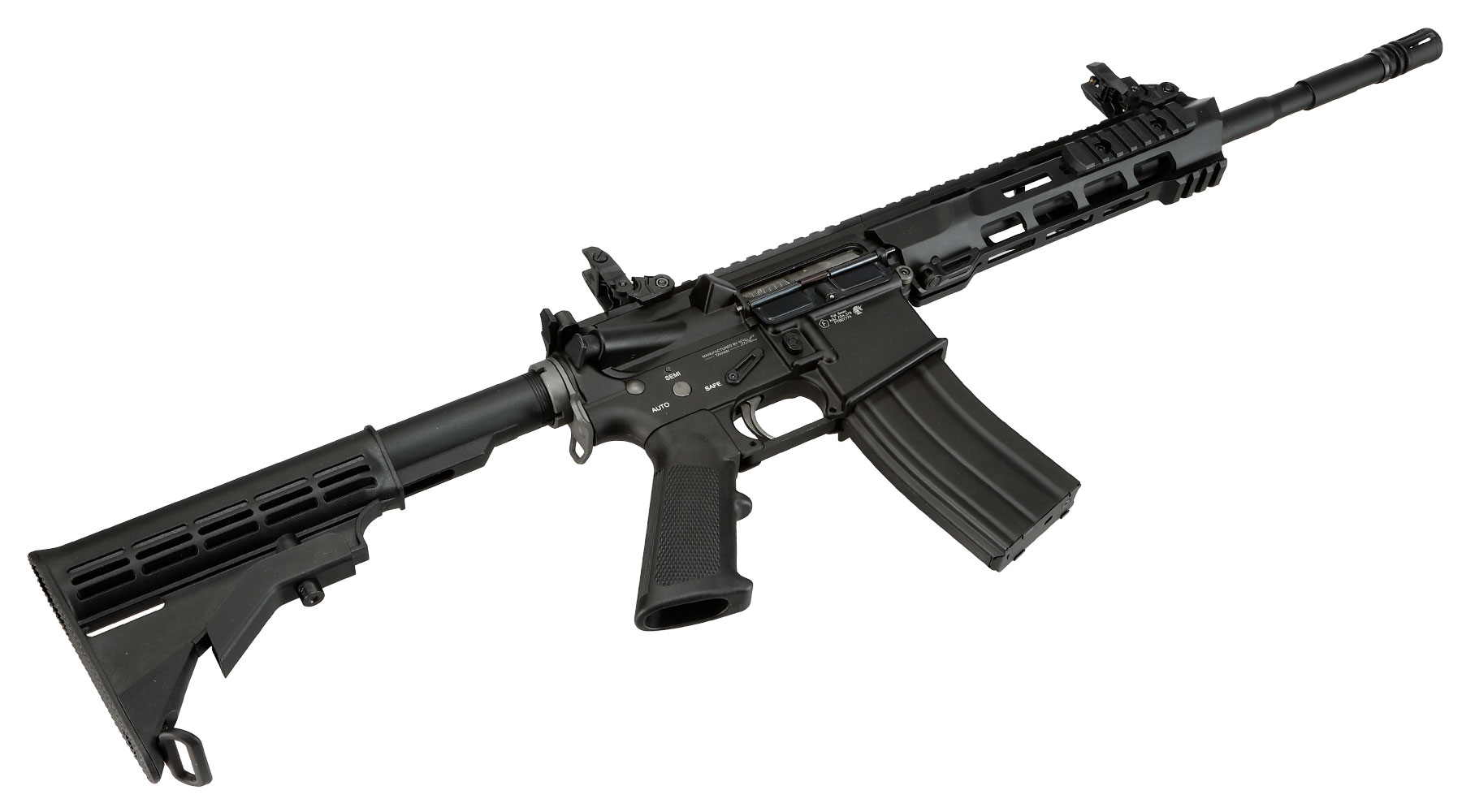 SRC M4 Zaros Vollmetall GBB 6mm BB schwarz - Forged Receiver Edition Bild 5