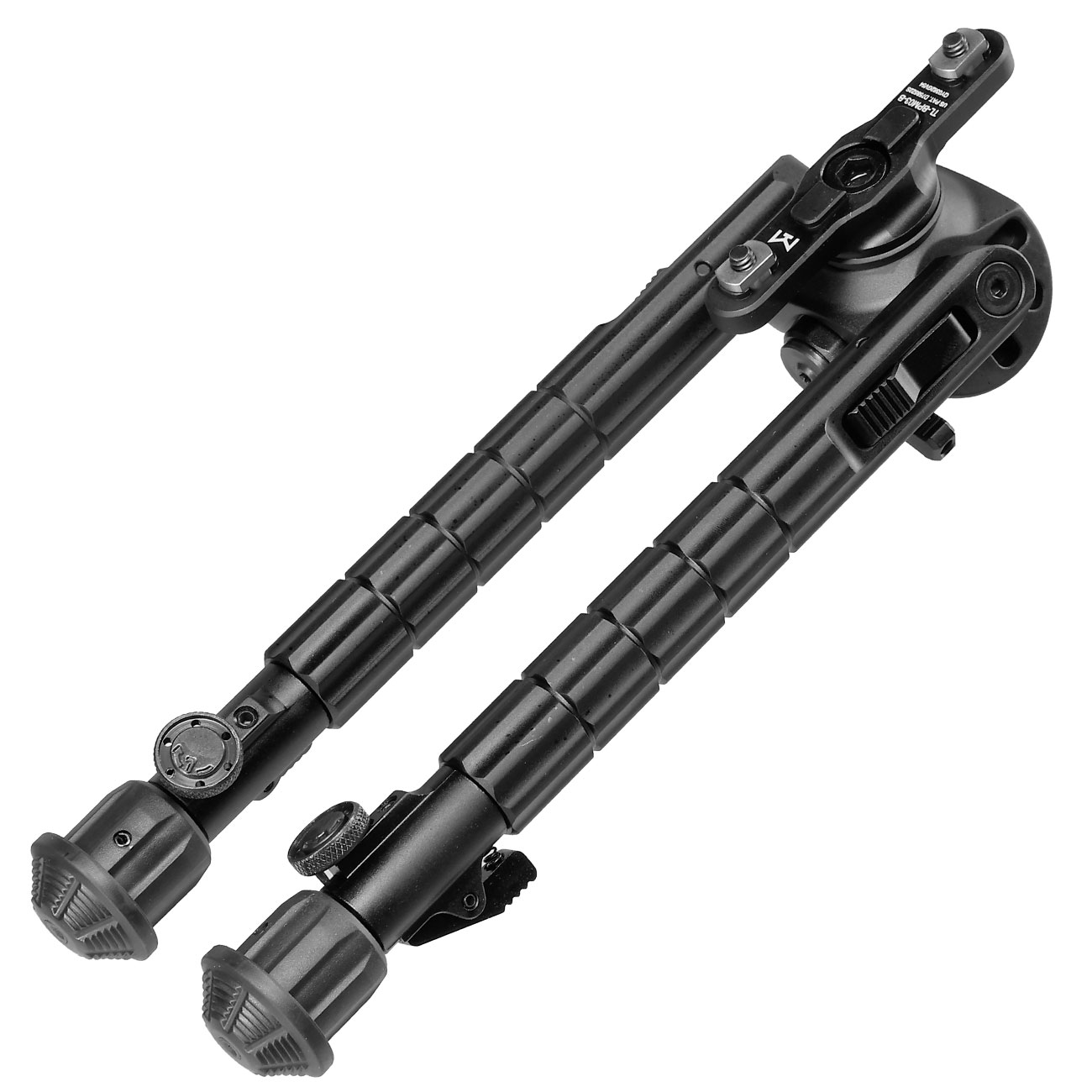 UTG M-LOK Heavy Duty Recon 360 Grad Fine Tune Metall Zweibein - Gummife 200 - 310 mm schwarz