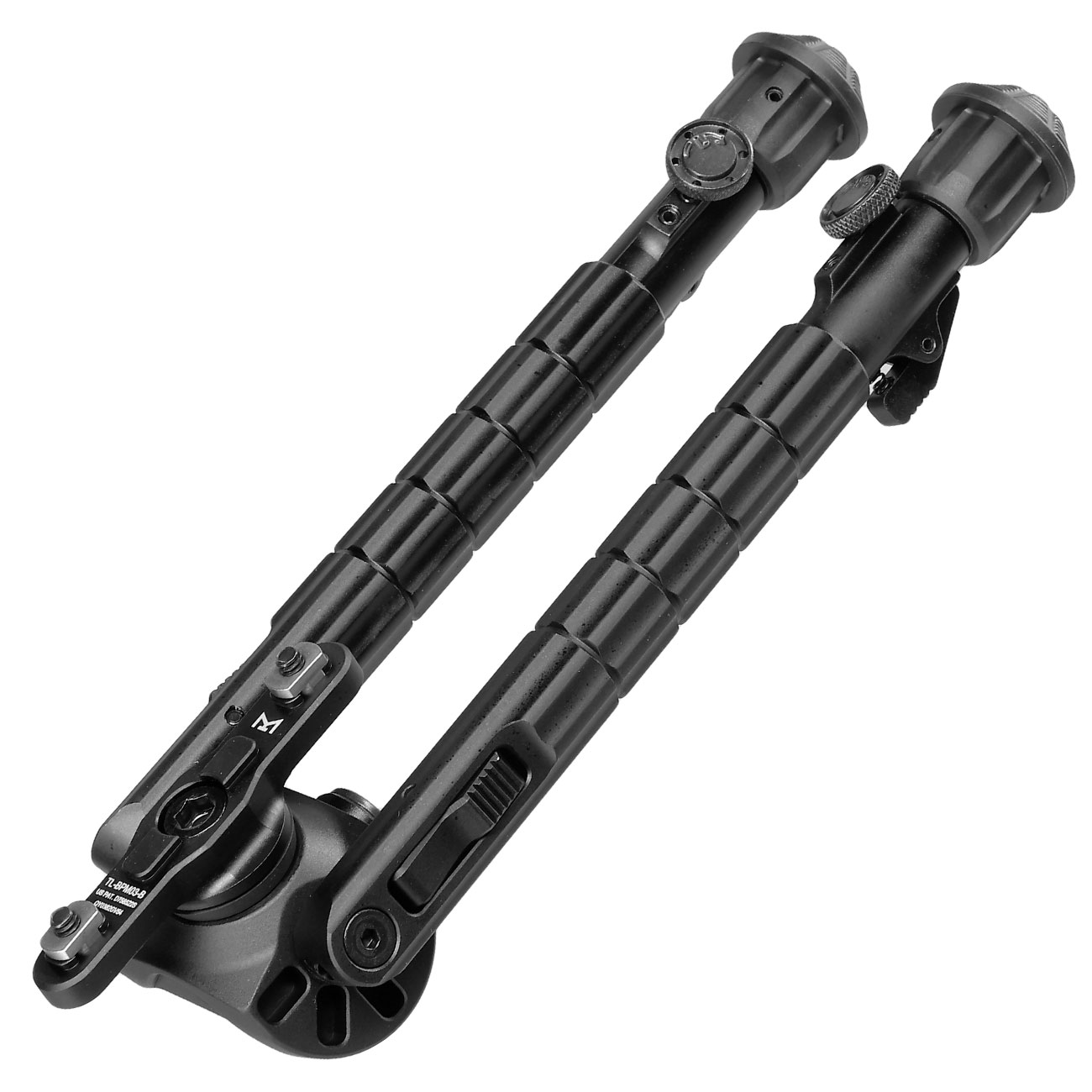 UTG M-LOK Heavy Duty Recon 360 Grad Fine Tune Metall Zweibein - Gummife 200 - 310 mm schwarz Bild 7