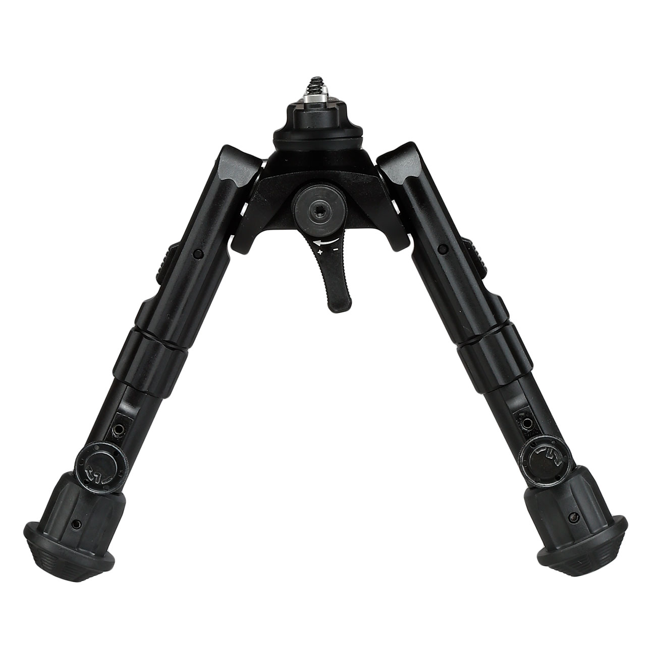UTG M-LOK Heavy Duty Recon 360 Grad Fine Tune Metall Zweibein - Gummife 133 - 172 mm schwarz Bild 1