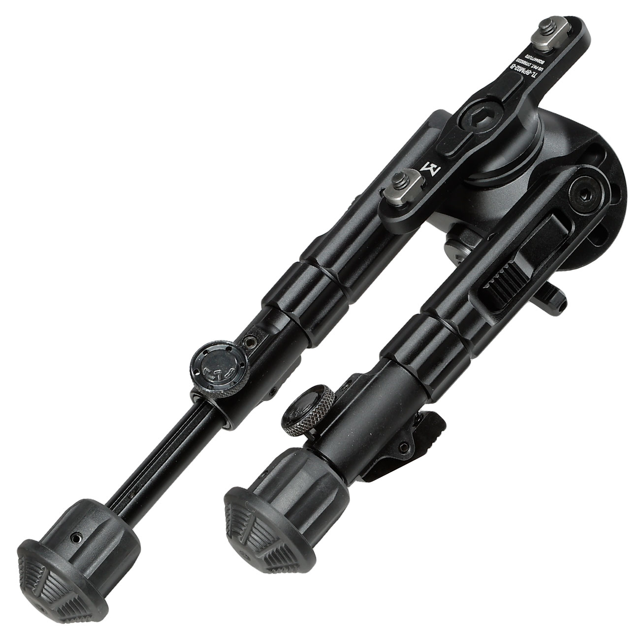 UTG M-LOK Heavy Duty Recon 360 Grad Fine Tune Metall Zweibein - Gummife 133 - 172 mm schwarz Bild 4