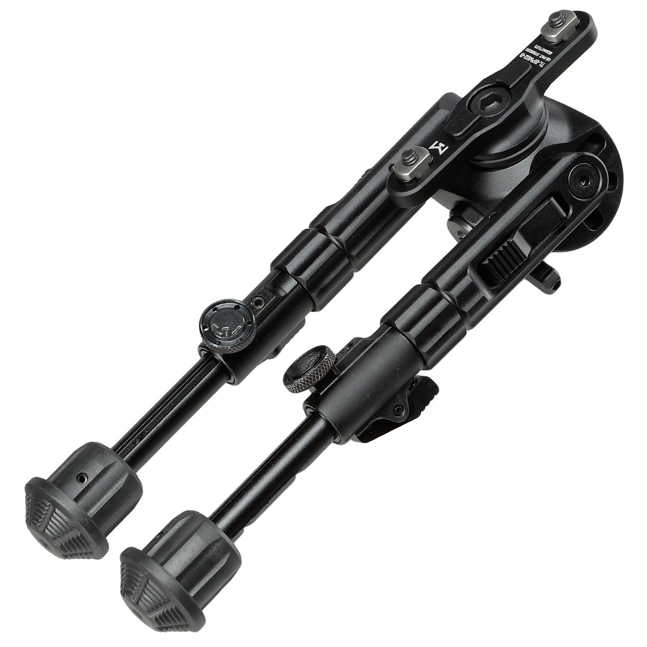 UTG M-LOK Heavy Duty Recon 360 Grad Fine Tune Metall Zweibein - Gummife 133 - 172 mm schwarz Bild 6