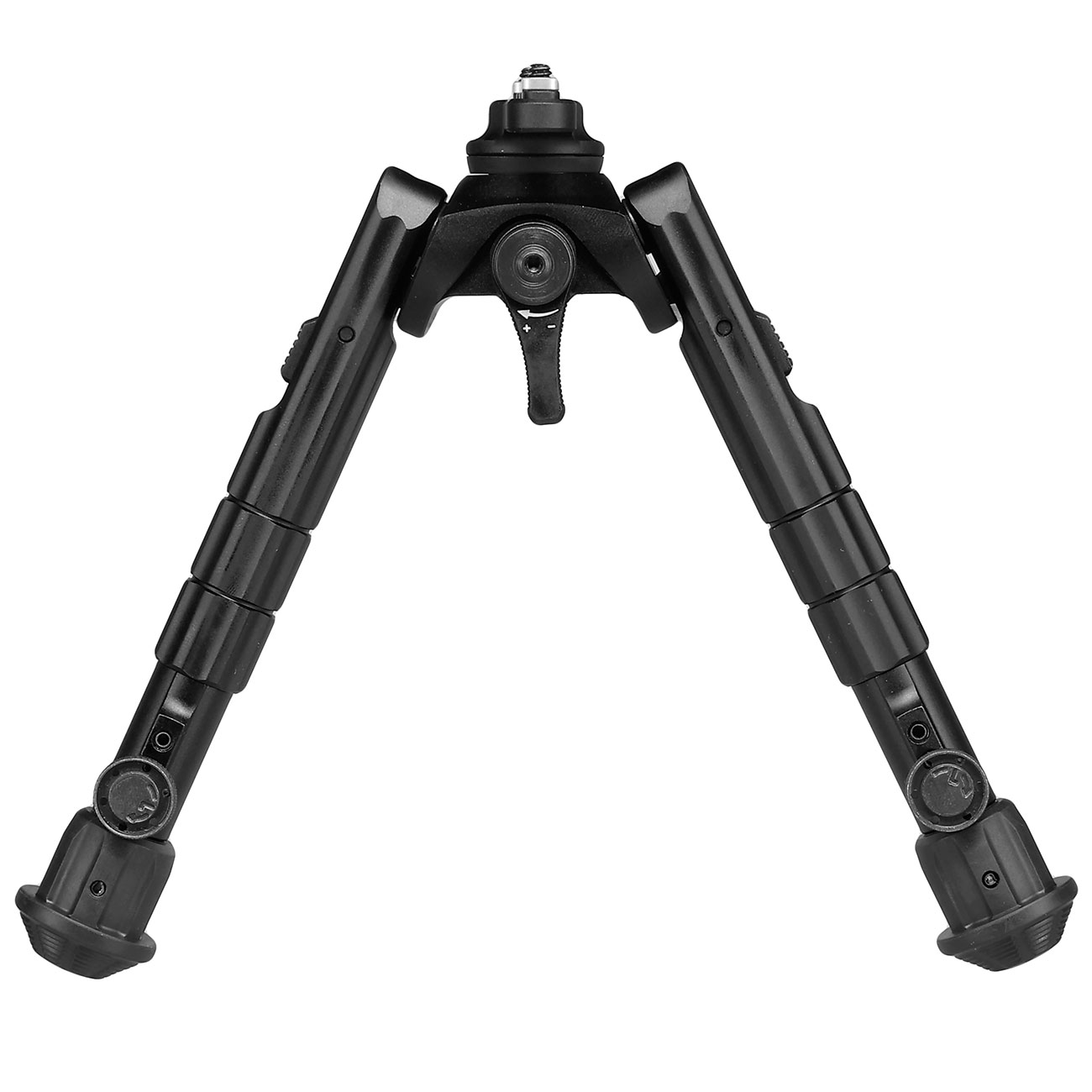 UTG M-LOK Heavy Duty Recon 360 Grad Fine Tune Metall Zweibein - Gummife 160 - 230 mm schwarz Bild 1