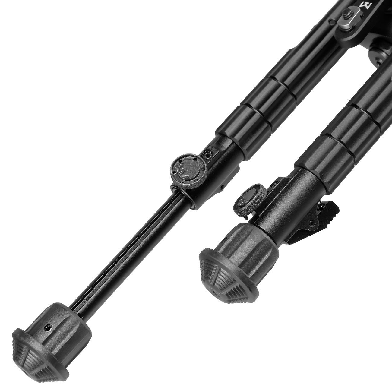 UTG M-LOK Heavy Duty Recon 360 Grad Fine Tune Metall Zweibein - Gummife 160 - 230 mm schwarz Bild 5