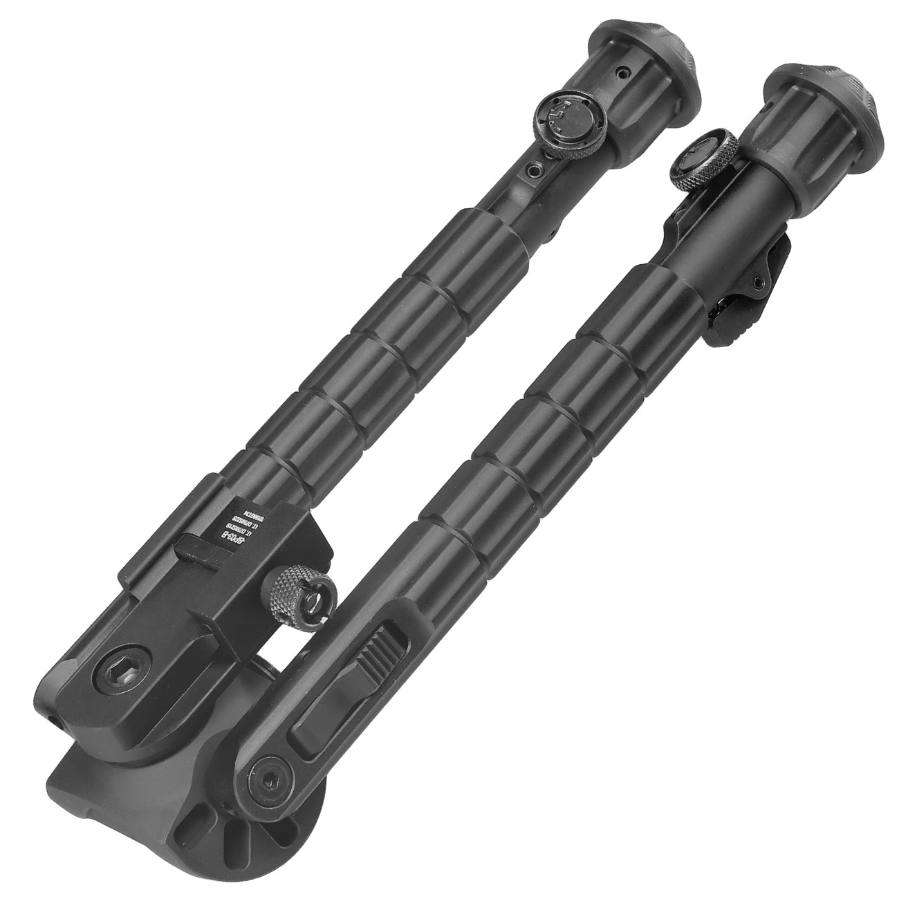UTG Heavy Duty Recon 360 Grad Fine Tune Metall Zweibein - Gummife 200 - 310 mm schwarz - Version 3 Bild 7