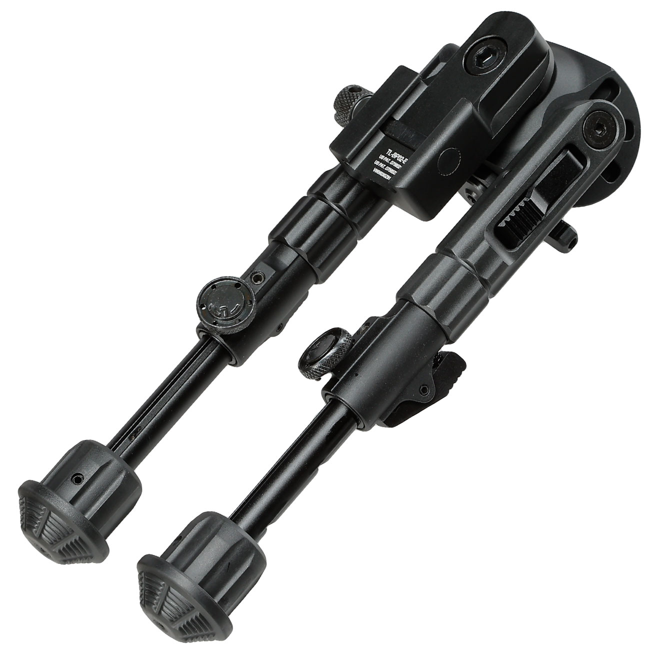 UTG Heavy Duty Recon 360 Grad Fine Tune Metall Zweibein - Gummife 133 - 172 mm schwarz - Version 3 Bild 6