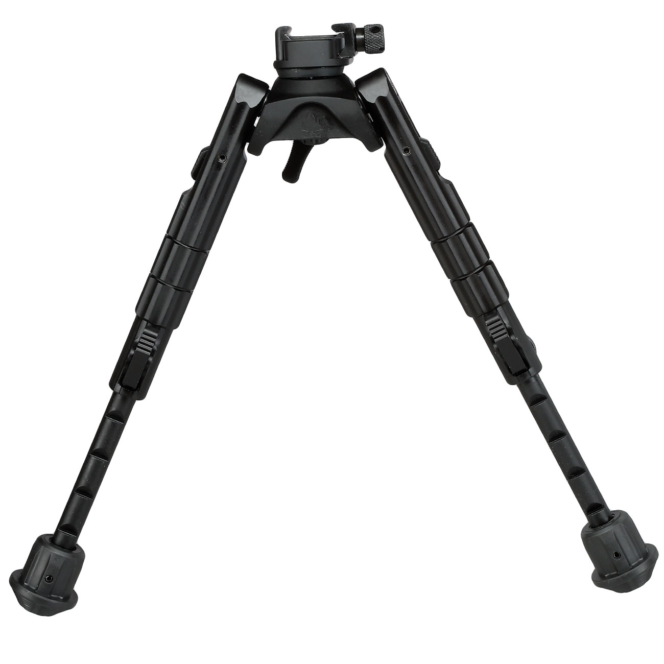 UTG Heavy Duty Recon 360 Grad Fine Tune Metall Zweibein - Gummife 160 - 230 mm schwarz - Version 3 Bild 2