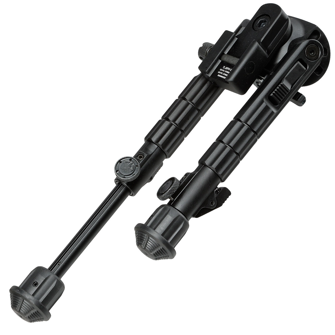 UTG Heavy Duty Recon 360 Grad Fine Tune Metall Zweibein - Gummife 160 - 230 mm schwarz - Version 3 Bild 4