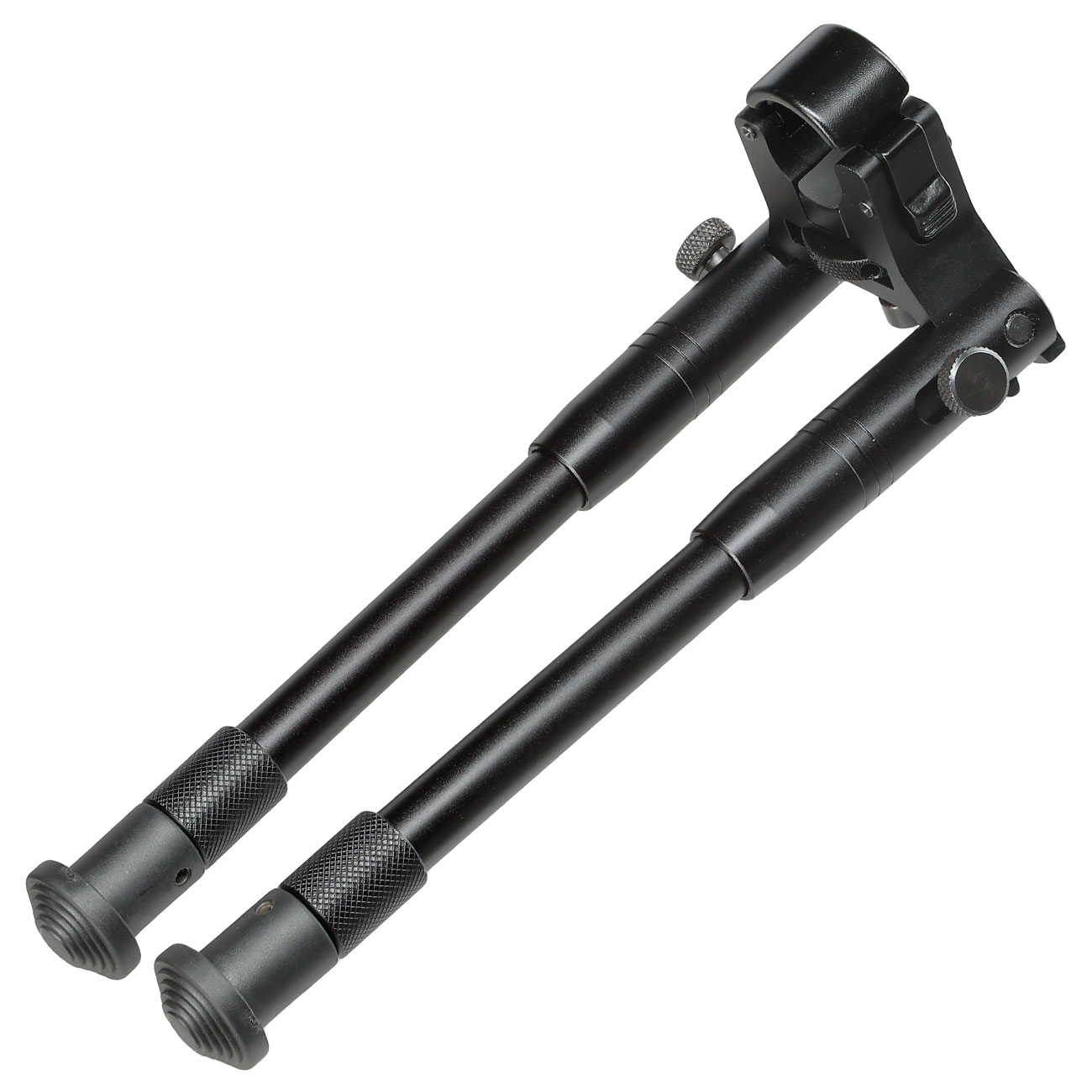 UTG Tactical Clamp-On Bipod Metall Zweibein - Gummife 205 - 250 mm schwarz